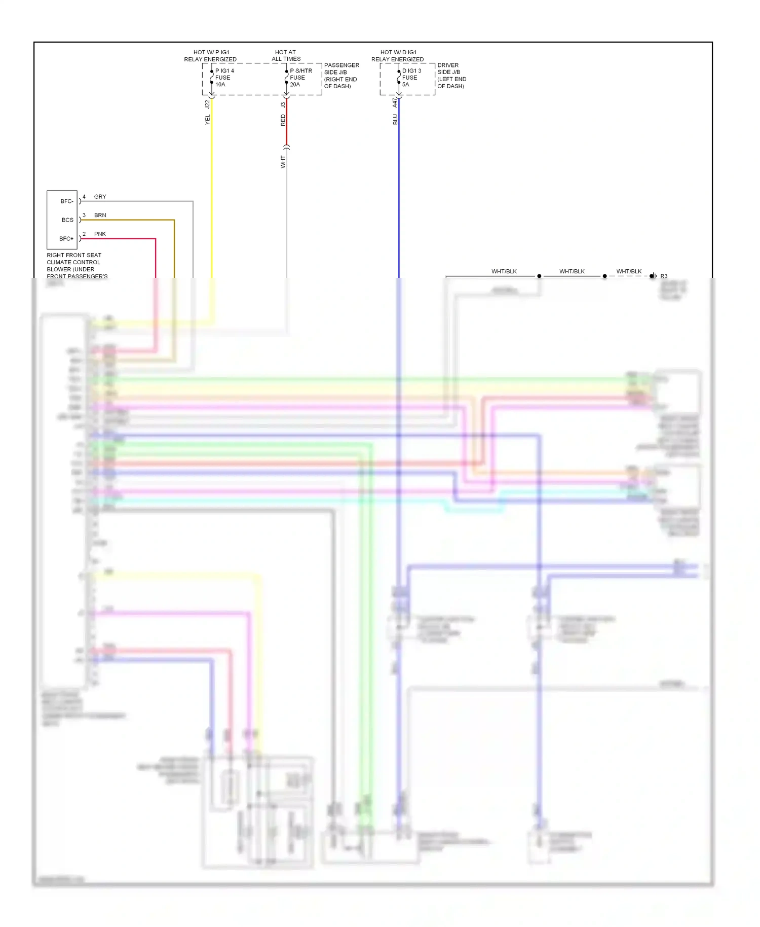Lexus LS IV (2006-2012) fuse wiring diagram  (61 of 129)