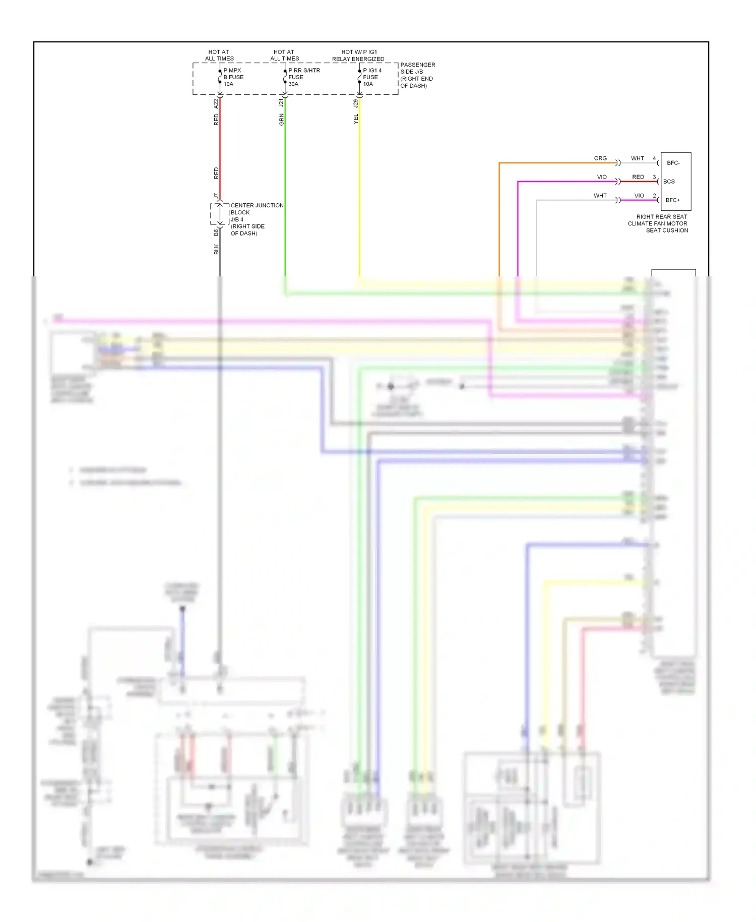 Lexus LS IV (2006-2012) fuse wiring diagram  (71 of 129)