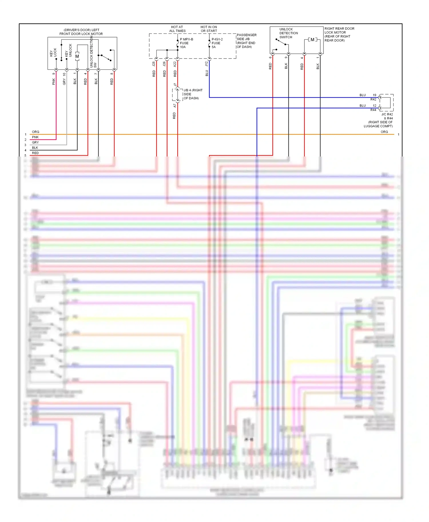 Lexus LS IV (2006-2012) fuse wiring diagram  (16 of 129)