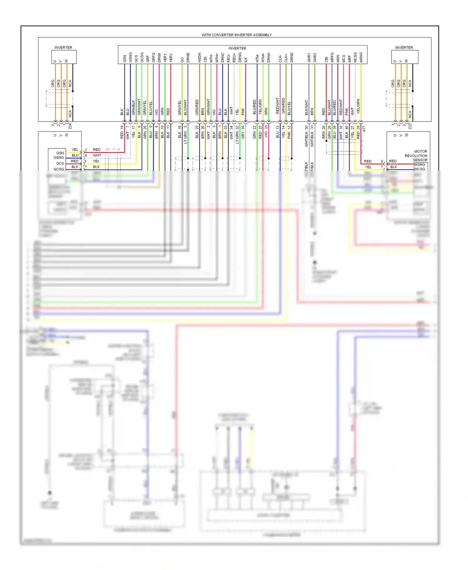 Lexus LS IV (2006-2012) grf wiring diagram  (1 of 2)