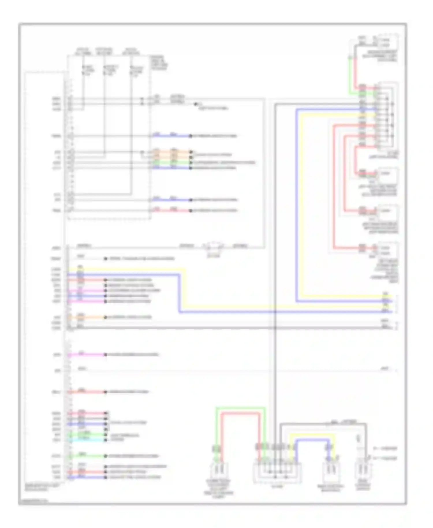 Wiring diagram hot in on or acc for Lexus LS IV (2006-2012) (21 of 32)