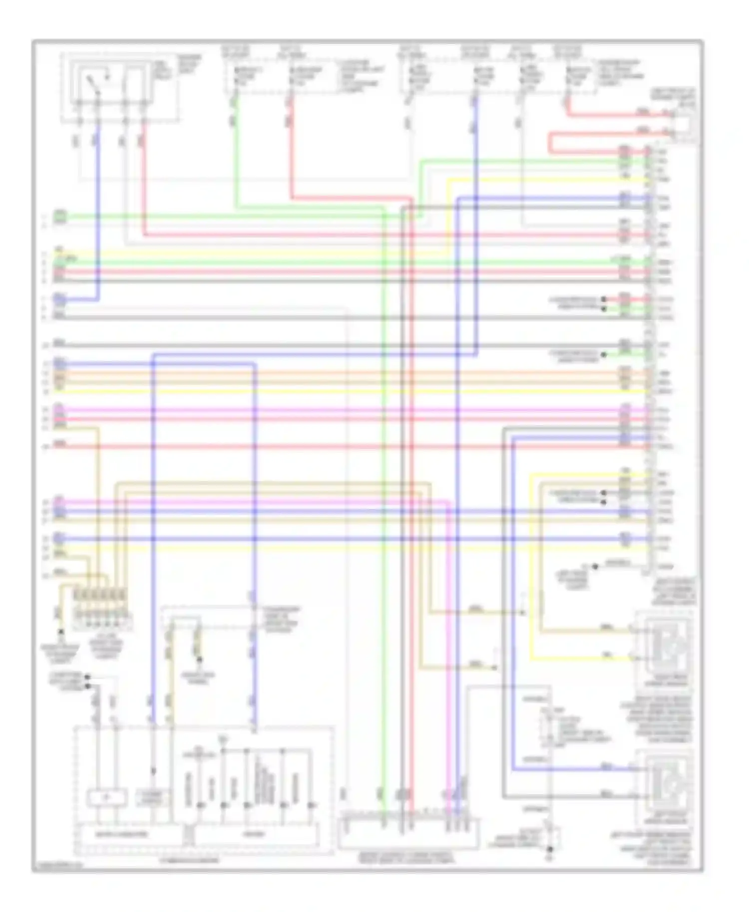 Wiring diagram hot in on or start for Lexus LS IV (2006-2012) (2 of 105)