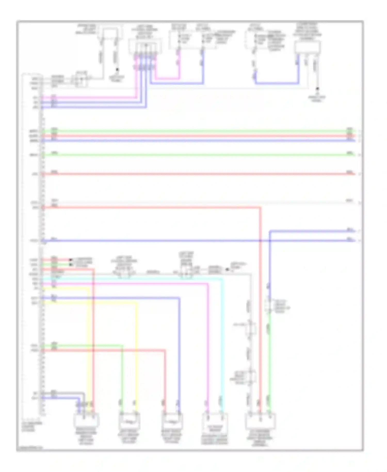 Wiring diagram hot in on or start for Lexus LS IV (2006-2012) (6 of 105)