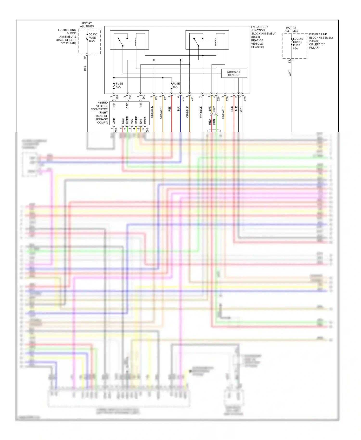Lexus LS IV (2006-2012) ilk wiring diagram  (4 of 4)