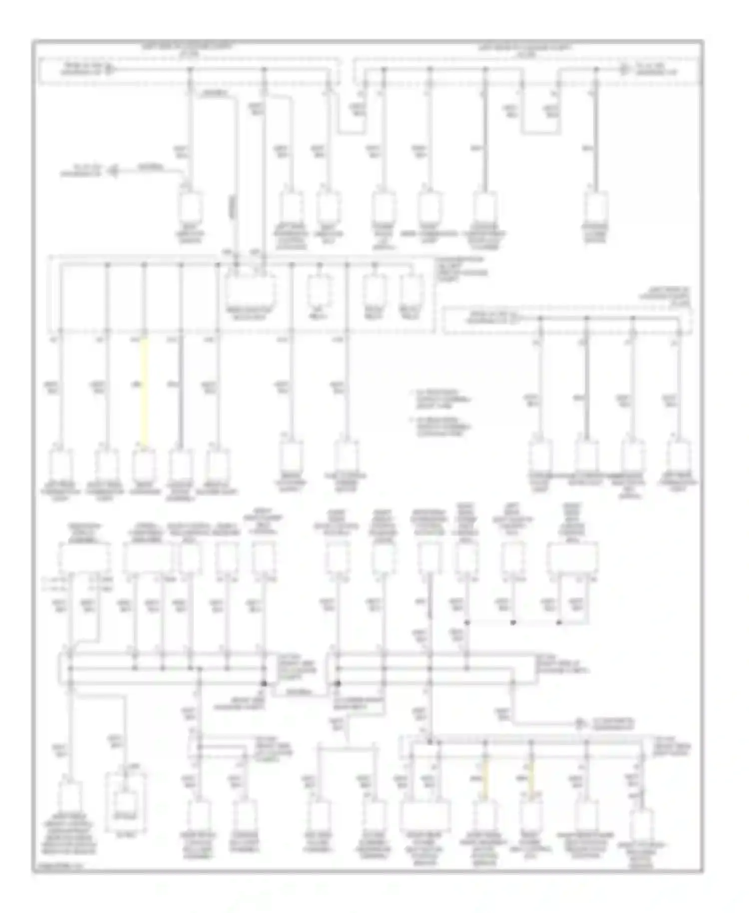 Wiring diagram left rear combination light for Lexus LS IV (2006-2012) (1 of 1)