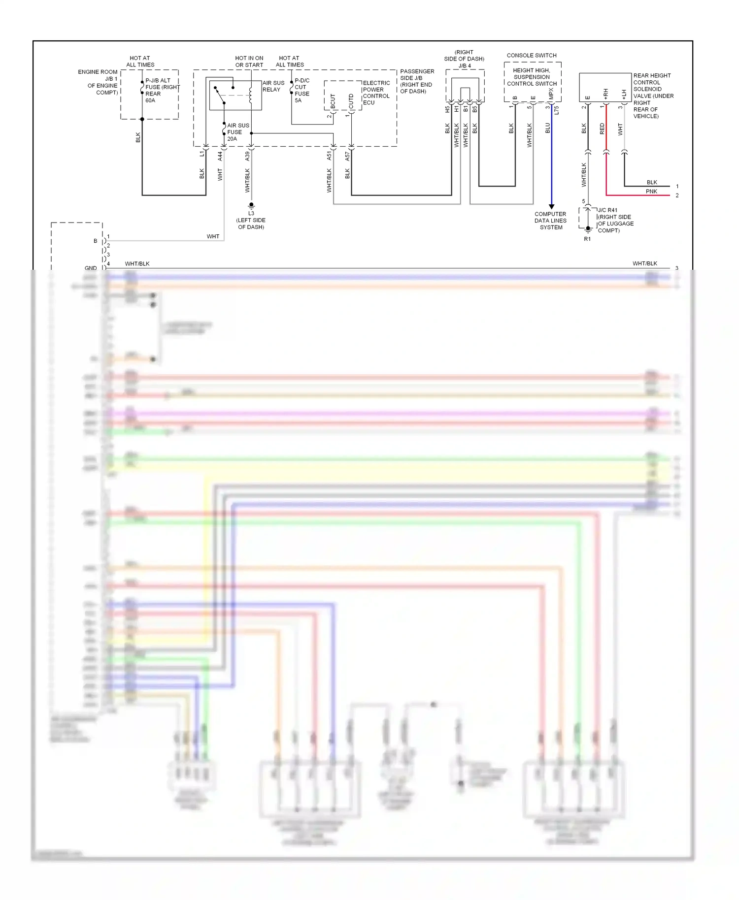 Lexus LS IV (2006-2012) mpx wiring diagram  (5 of 15)
