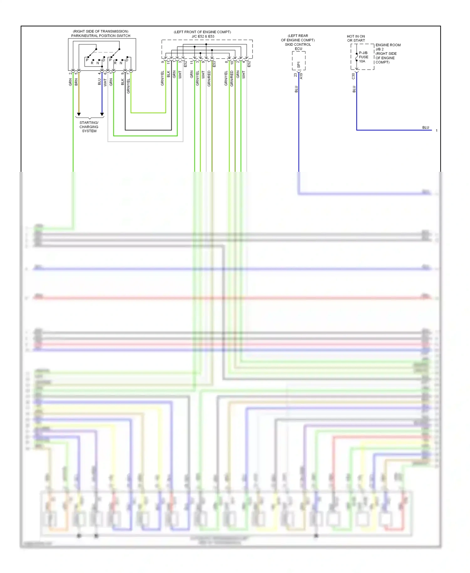 Lexus LS IV (2006-2012) nto wiring diagram  (1 of 2)