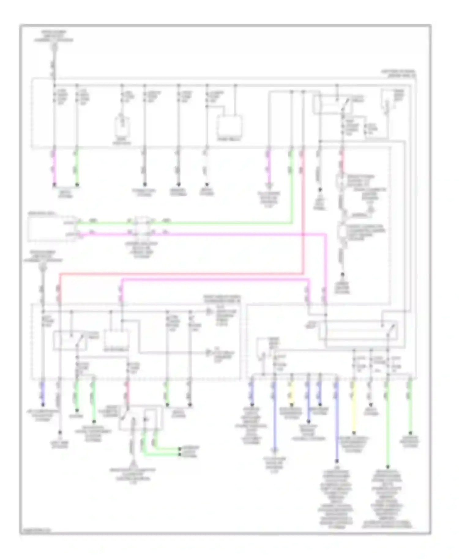 Wiring diagram panel relay for Lexus LS IV (2006-2012) (3 of 3)