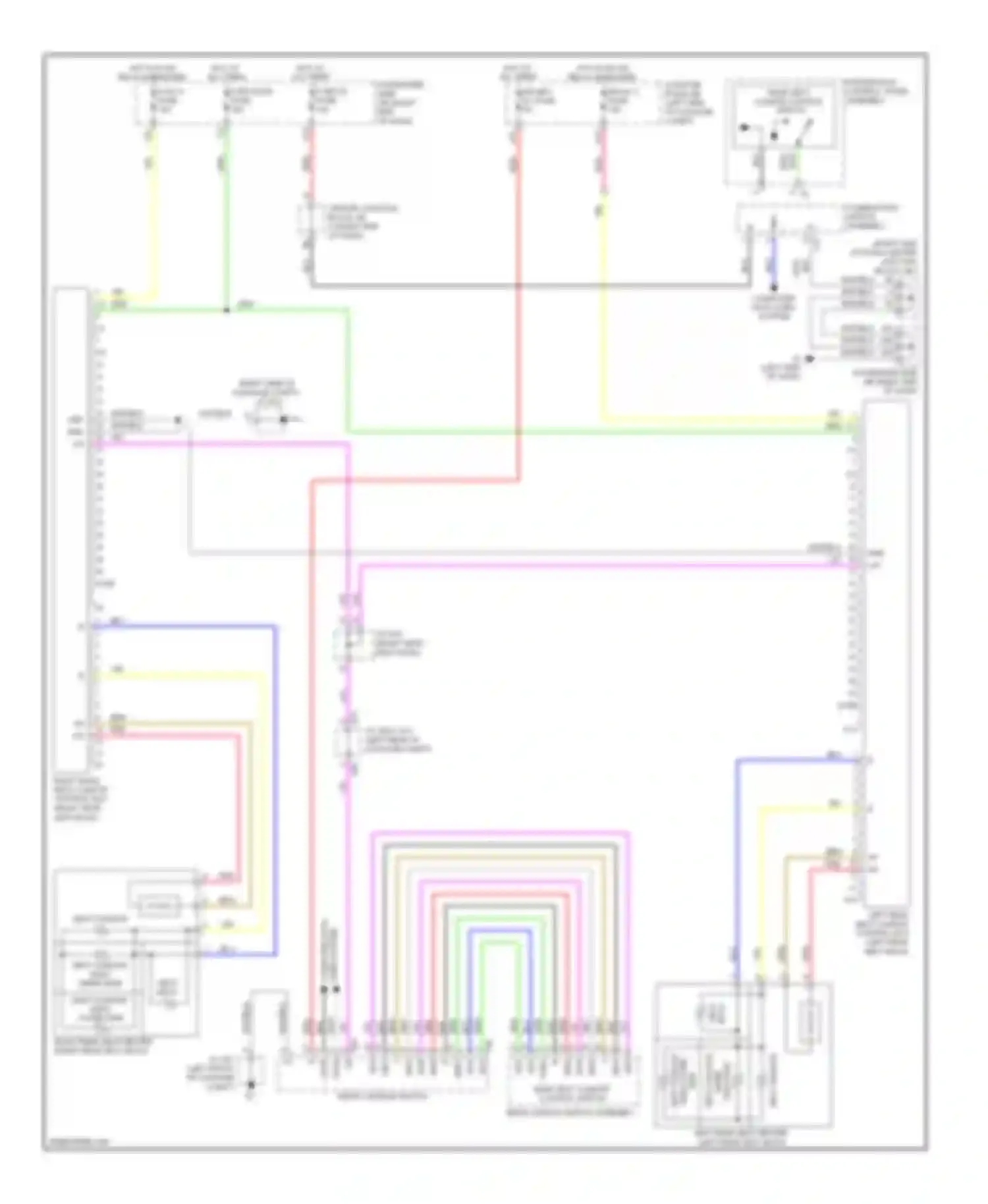 Wiring diagram r vr for Lexus LS IV (2006-2012) (2 of 2)