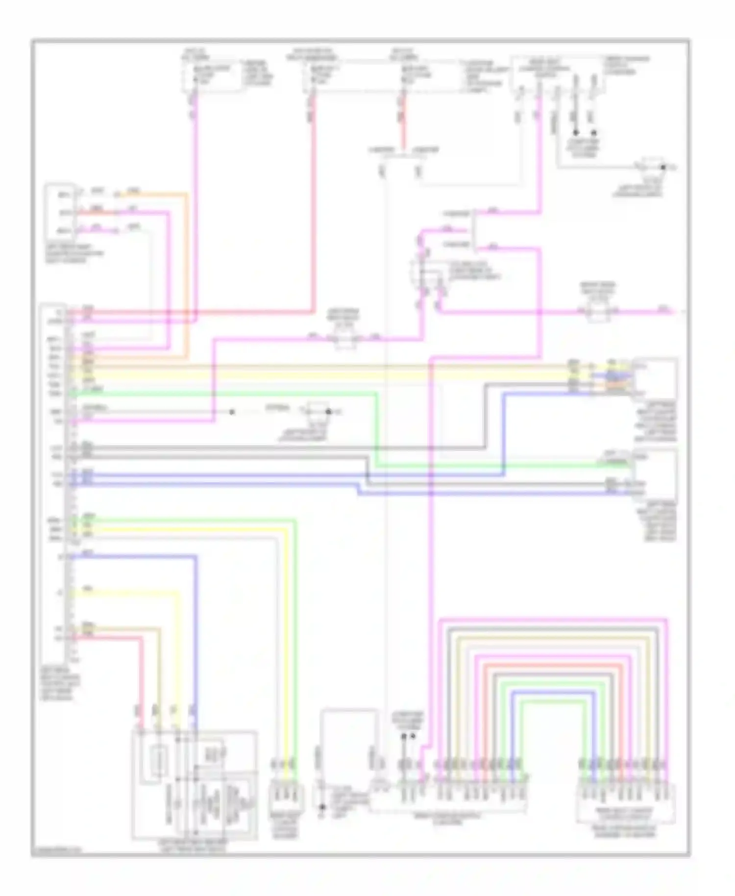 Wiring diagram r vr for Lexus LS IV (2006-2012) (1 of 2)