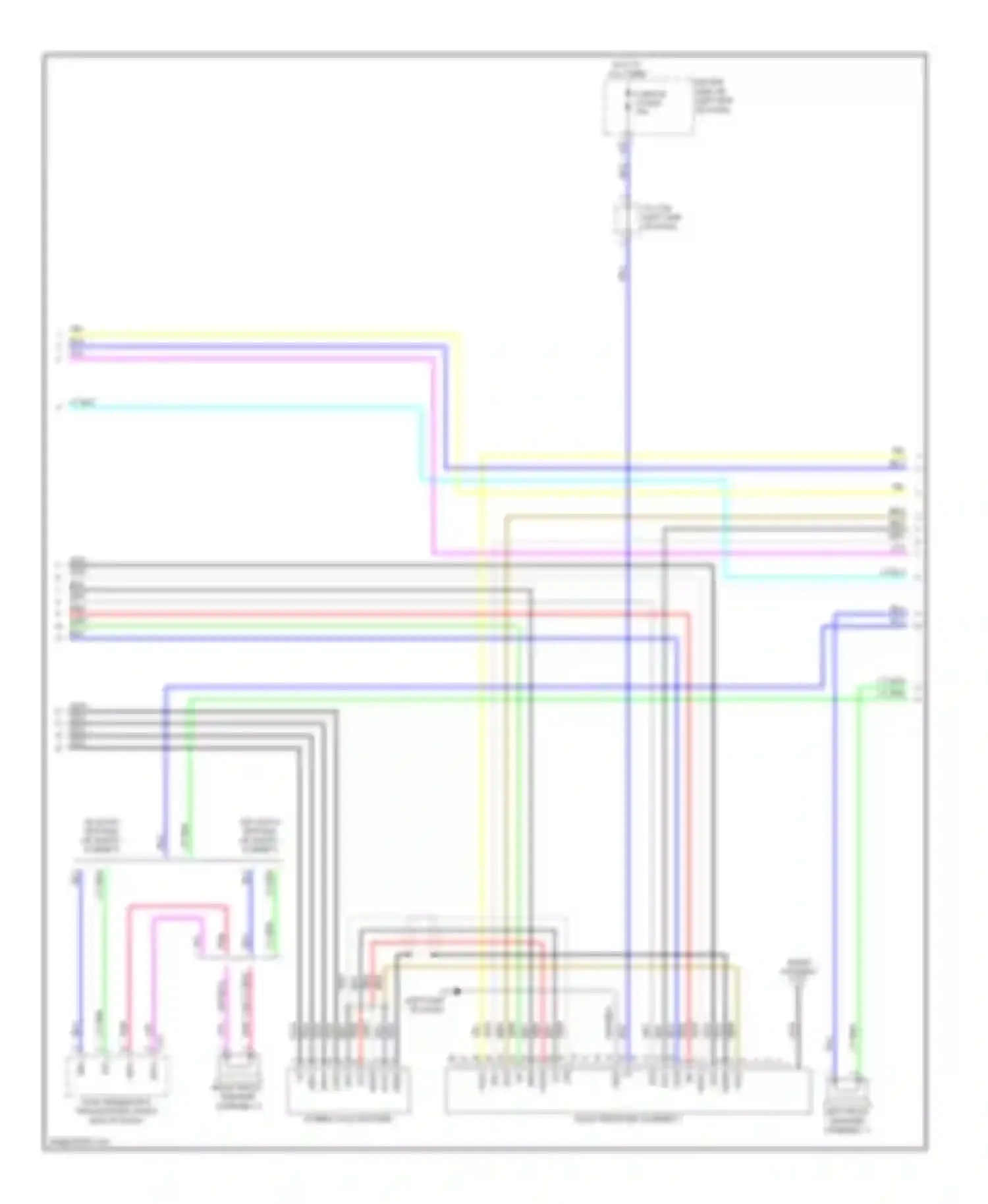 Wiring diagram radio receiver assembly for Lexus LS IV (2006-2012) (15 of 18)