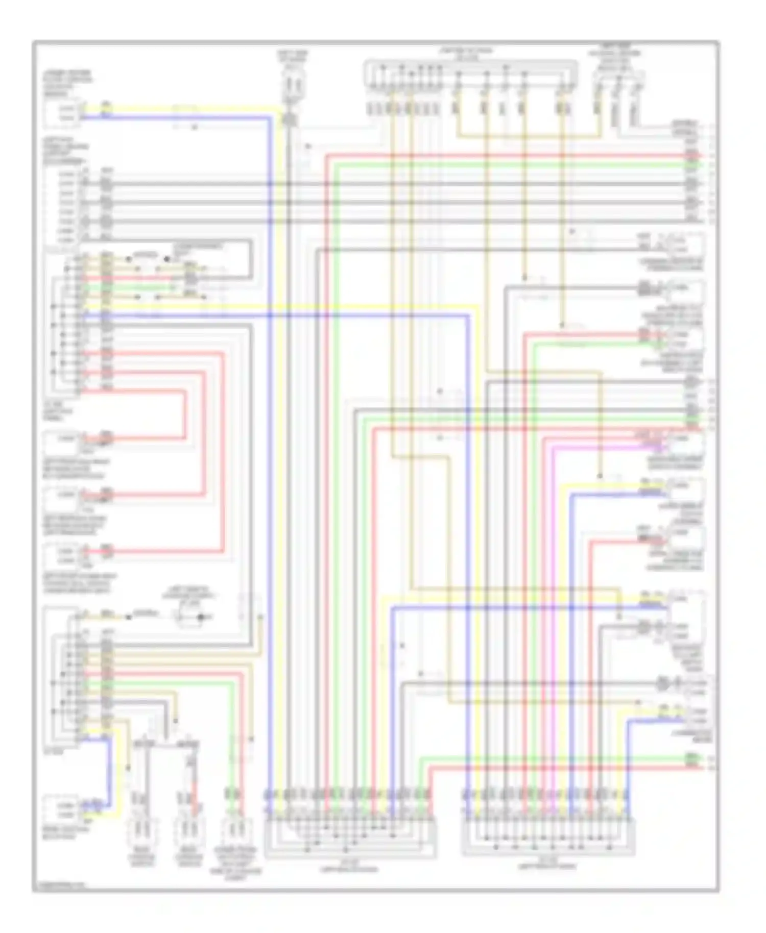 Wiring diagram rear junction block ecu for Lexus LS IV (2006-2012) (13 of 18)