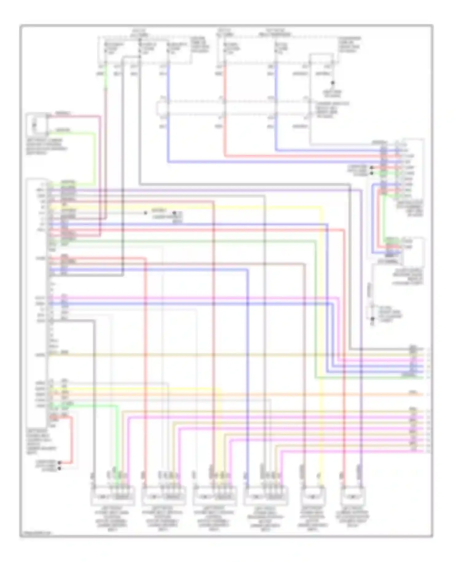 Wiring diagram red/blu for Lexus LS IV (2006-2012) (3 of 14)