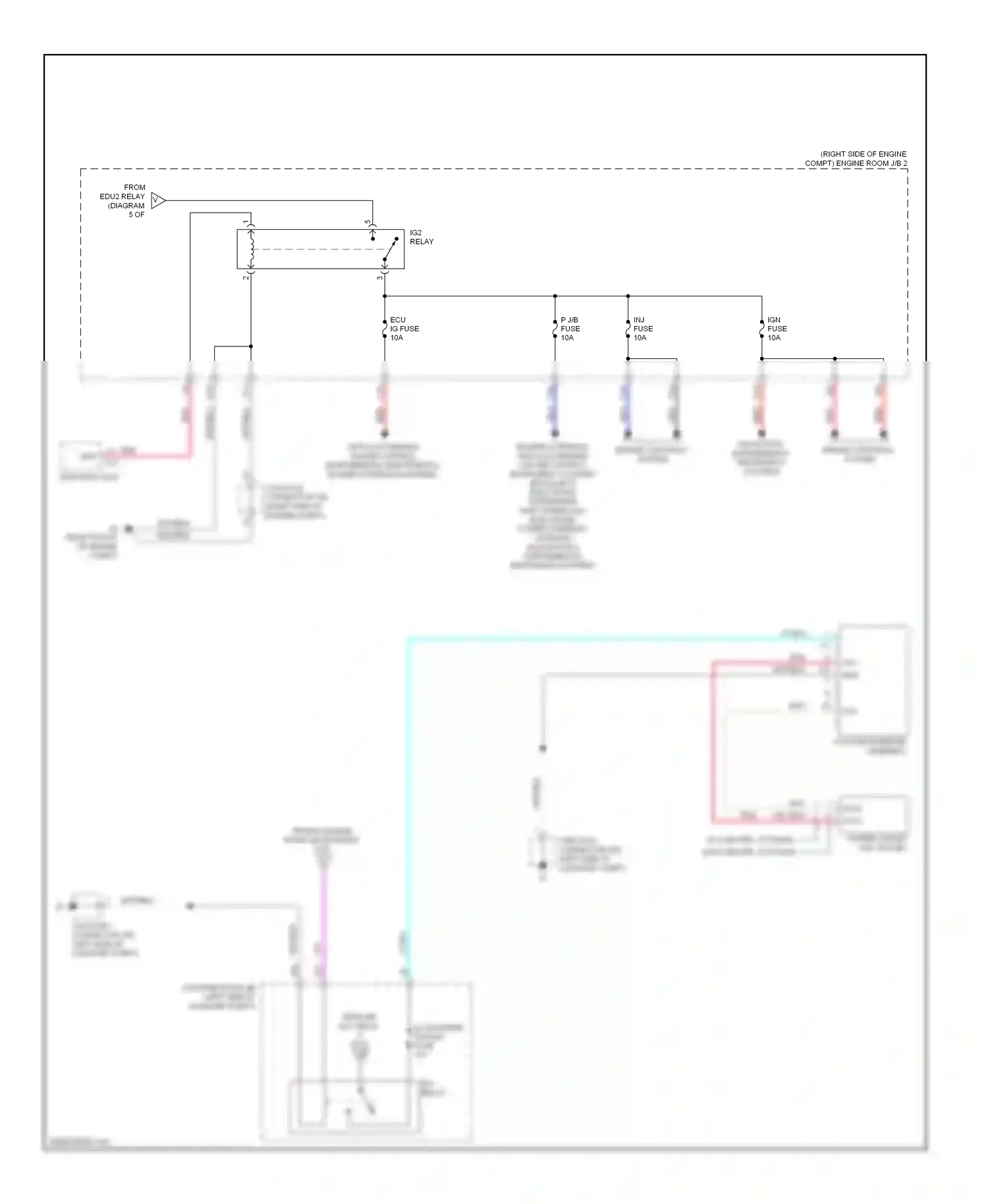 Lexus LS IV (2006-2012) relay wiring diagram  (13 of 13)