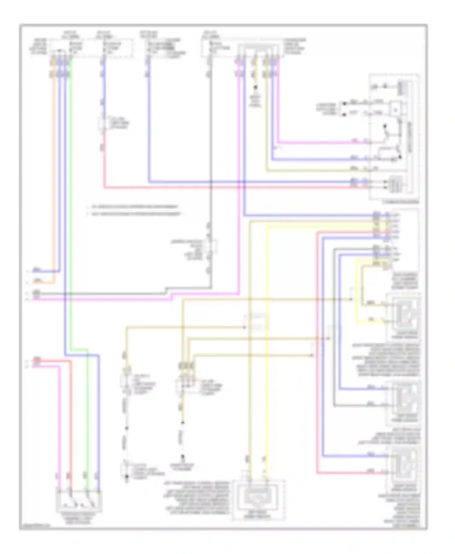Wiring diagram right front speed sensor for Lexus LS IV (2006-2012) (4 of 6)