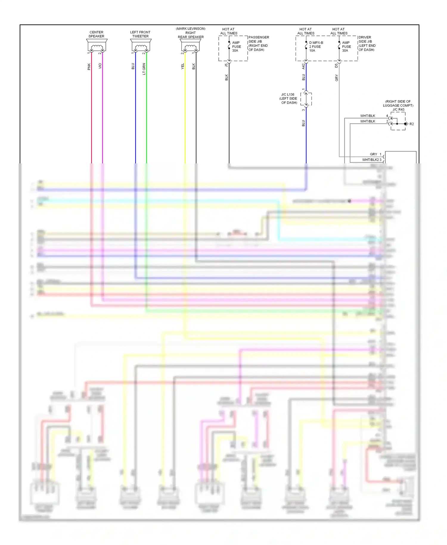 Lexus LS IV (2006-2012) rld wiring diagram  (7 of 12)