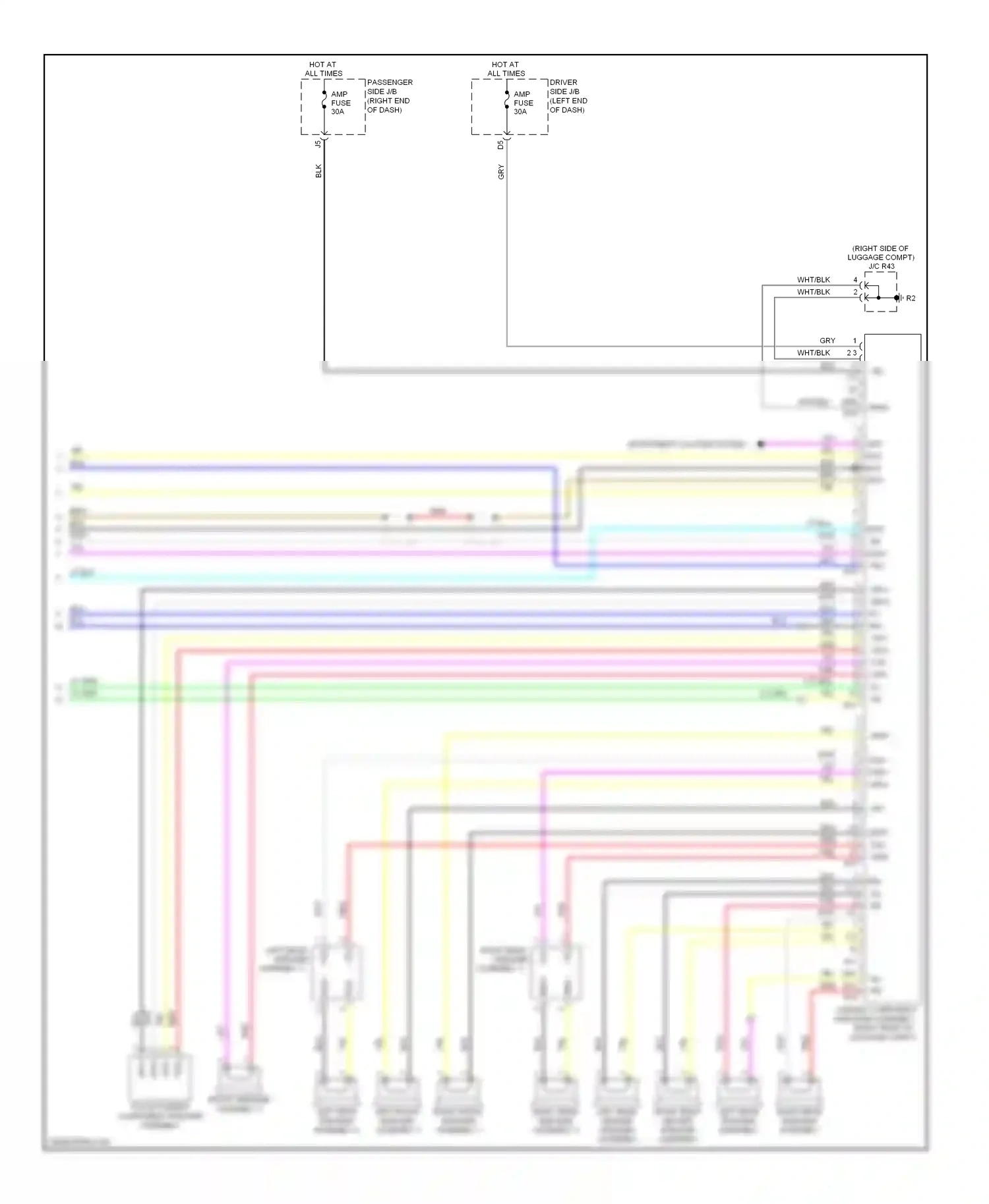 Lexus LS IV (2006-2012) rld wiring diagram  (11 of 12)