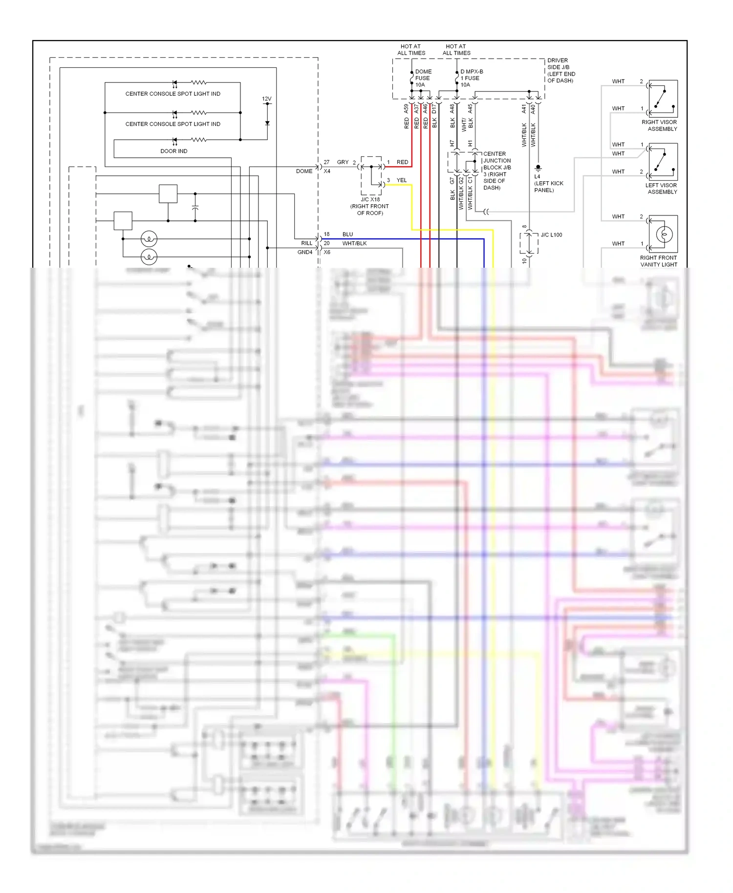 Lexus LS IV (2006-2012) rrvs wiring diagram  (1 of 1)