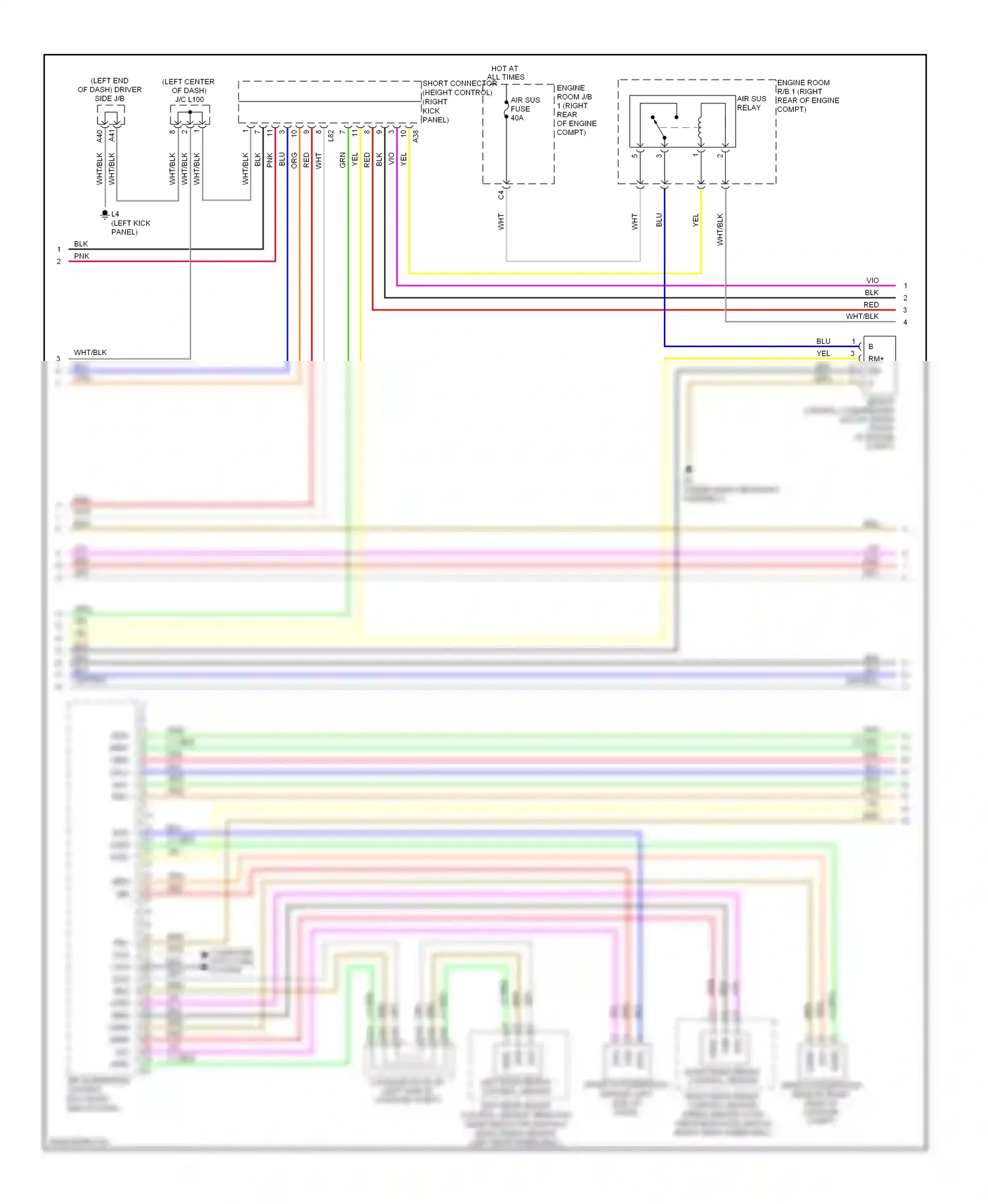 Lexus LS IV (2006-2012) sbl wiring diagram  (1 of 2)