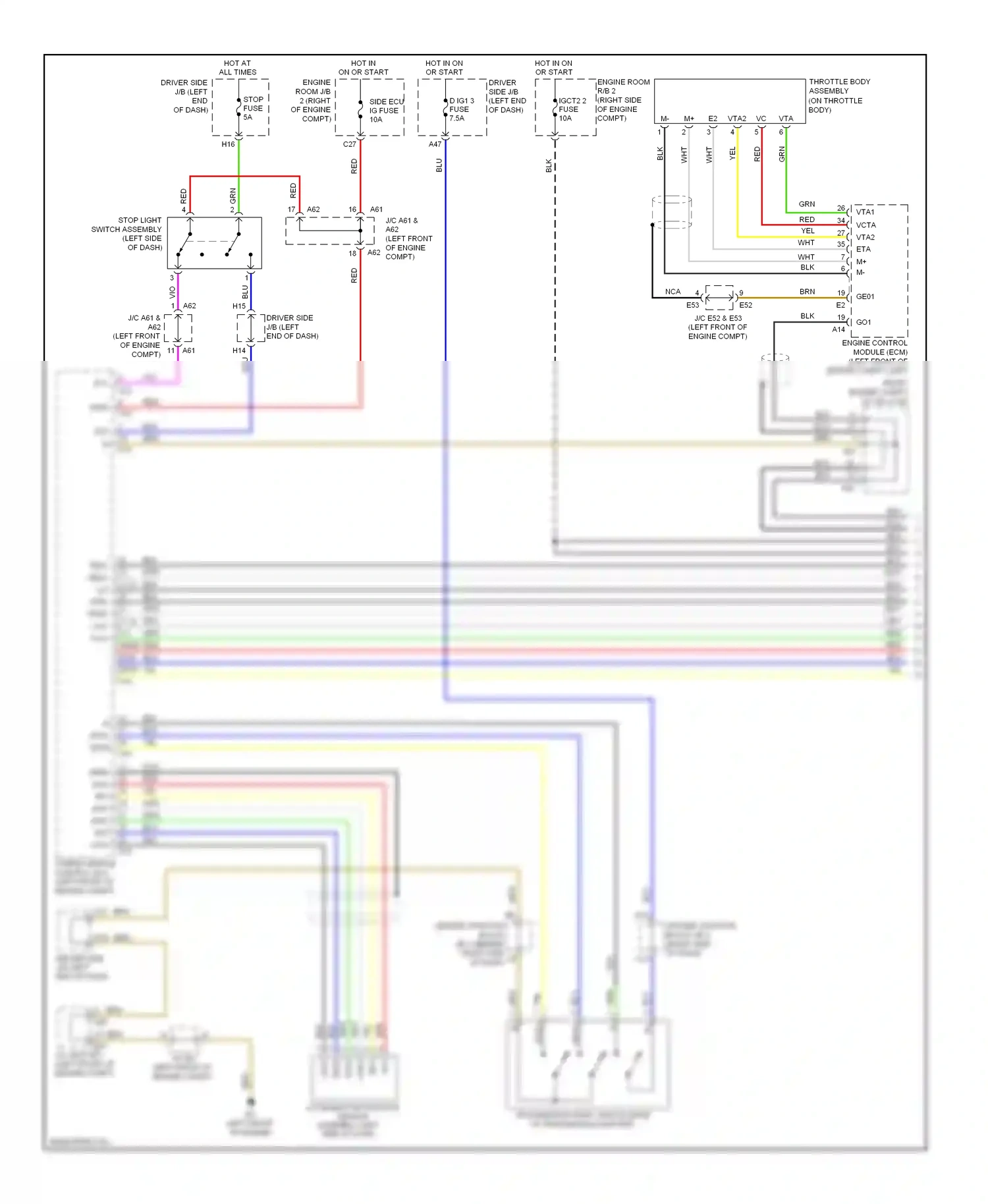 Lexus LS IV (2006-2012) sftu wiring diagram  (3 of 4)