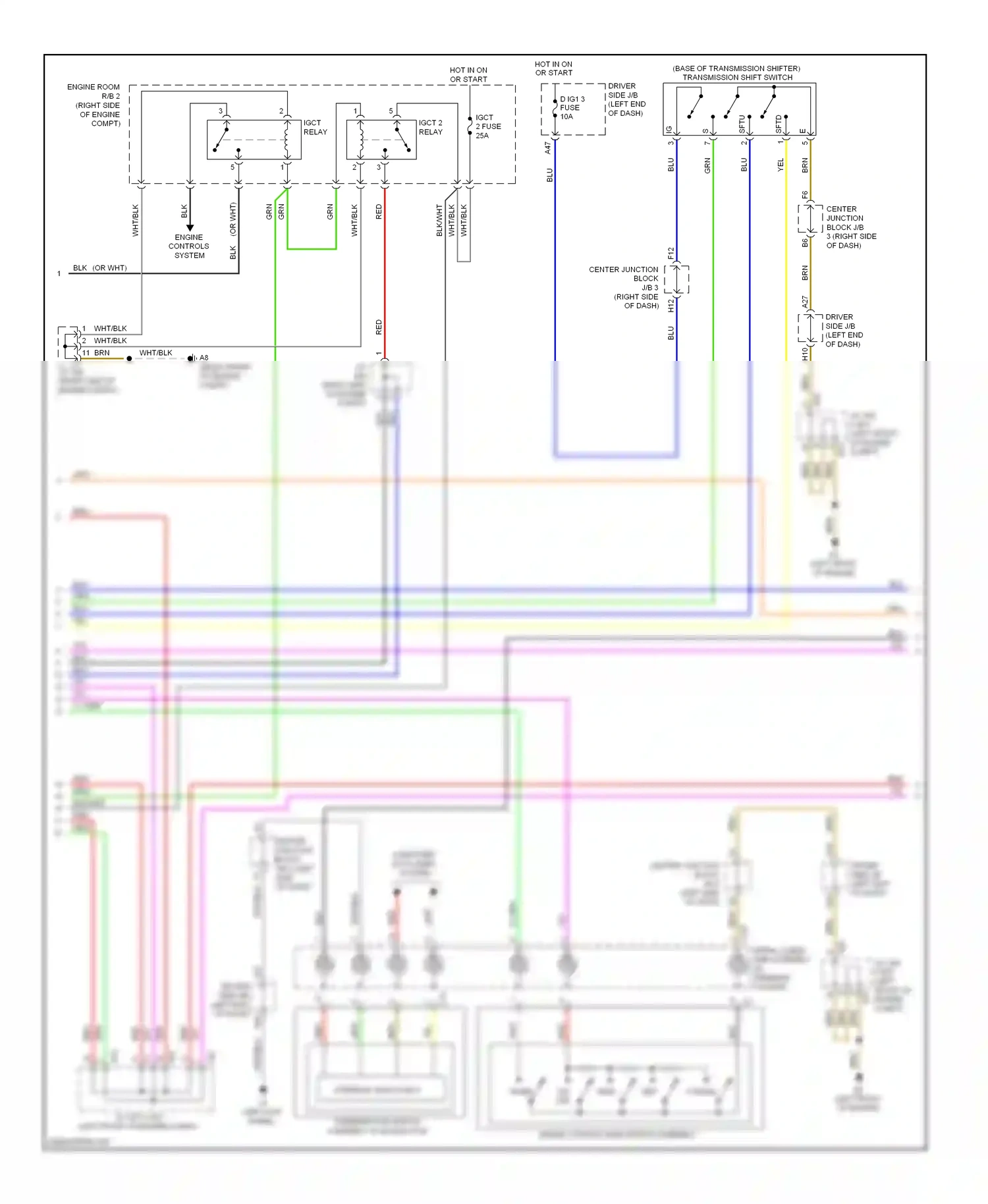 Lexus LS IV (2006-2012) sftu wiring diagram  (1 of 4)