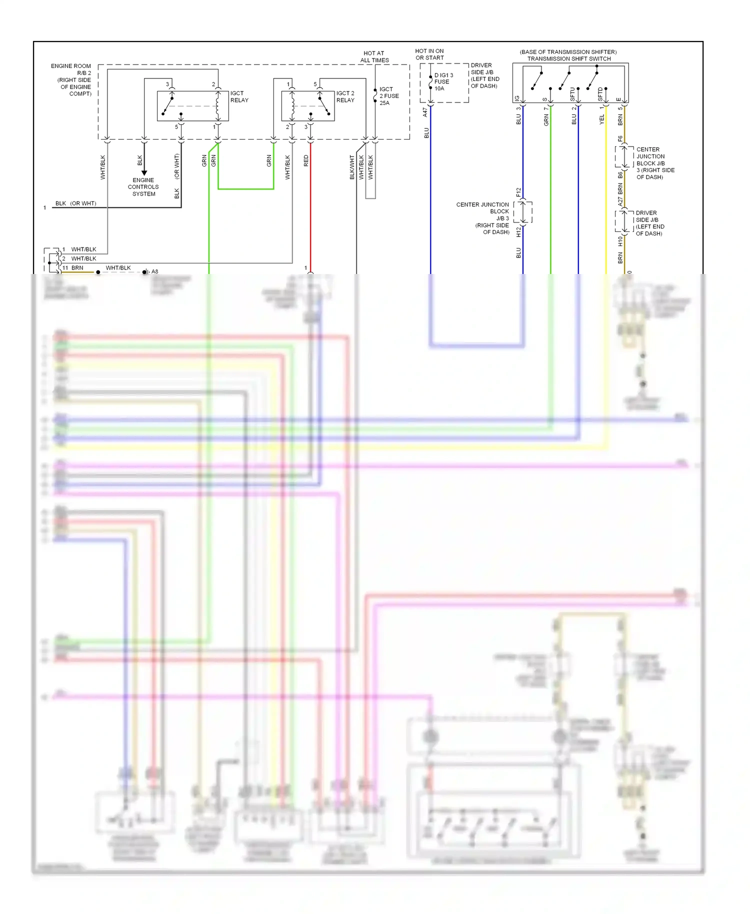 Lexus LS IV (2006-2012) sftu wiring diagram  (2 of 4)