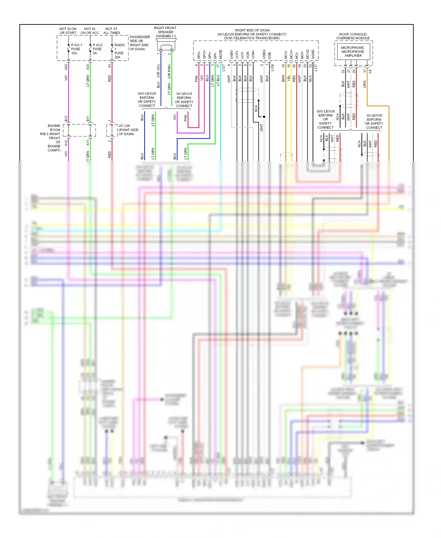 Lexus LS IV (2006-2012) sldo wiring diagram  (1 of 8)