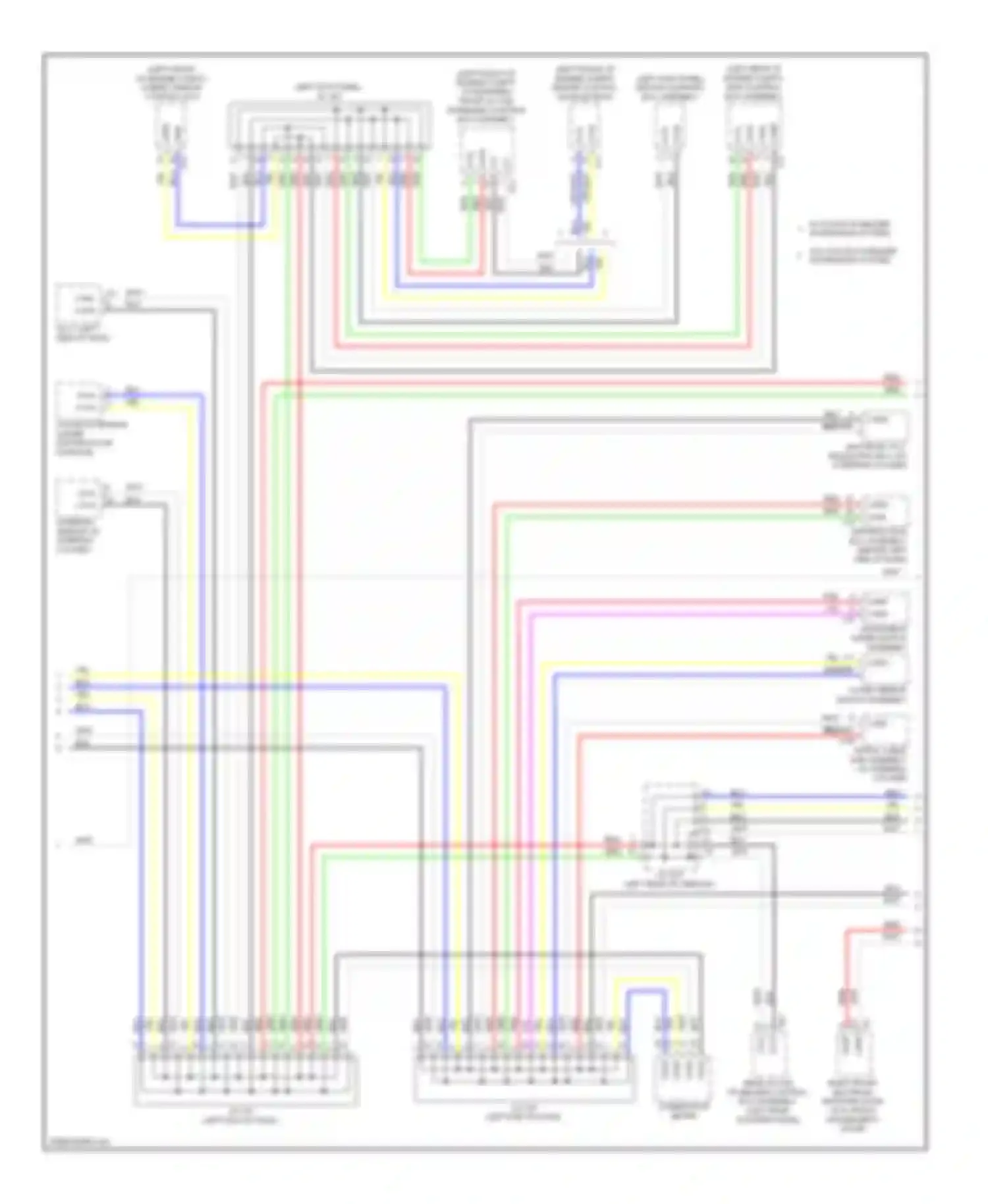 Wiring diagram spiral cable sub assembly (in steering for Lexus LS IV (2006-2012) (1 of 1)