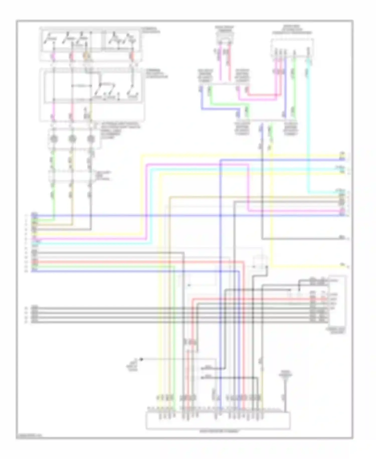 Wiring diagram steering pad switch w/ modulator for Lexus LS IV (2006-2012) (9 of 11)
