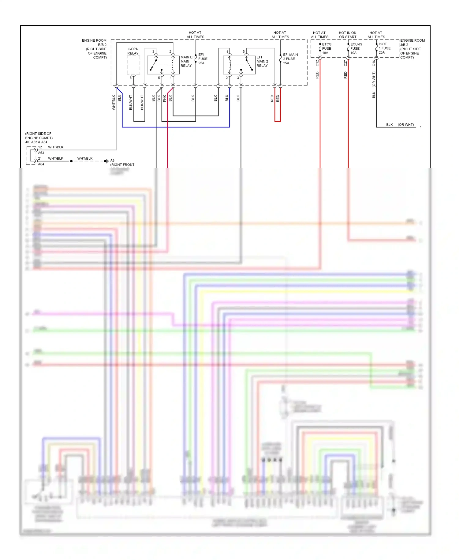 Lexus LS IV (2006-2012) stpu wiring diagram  (1 of 1)