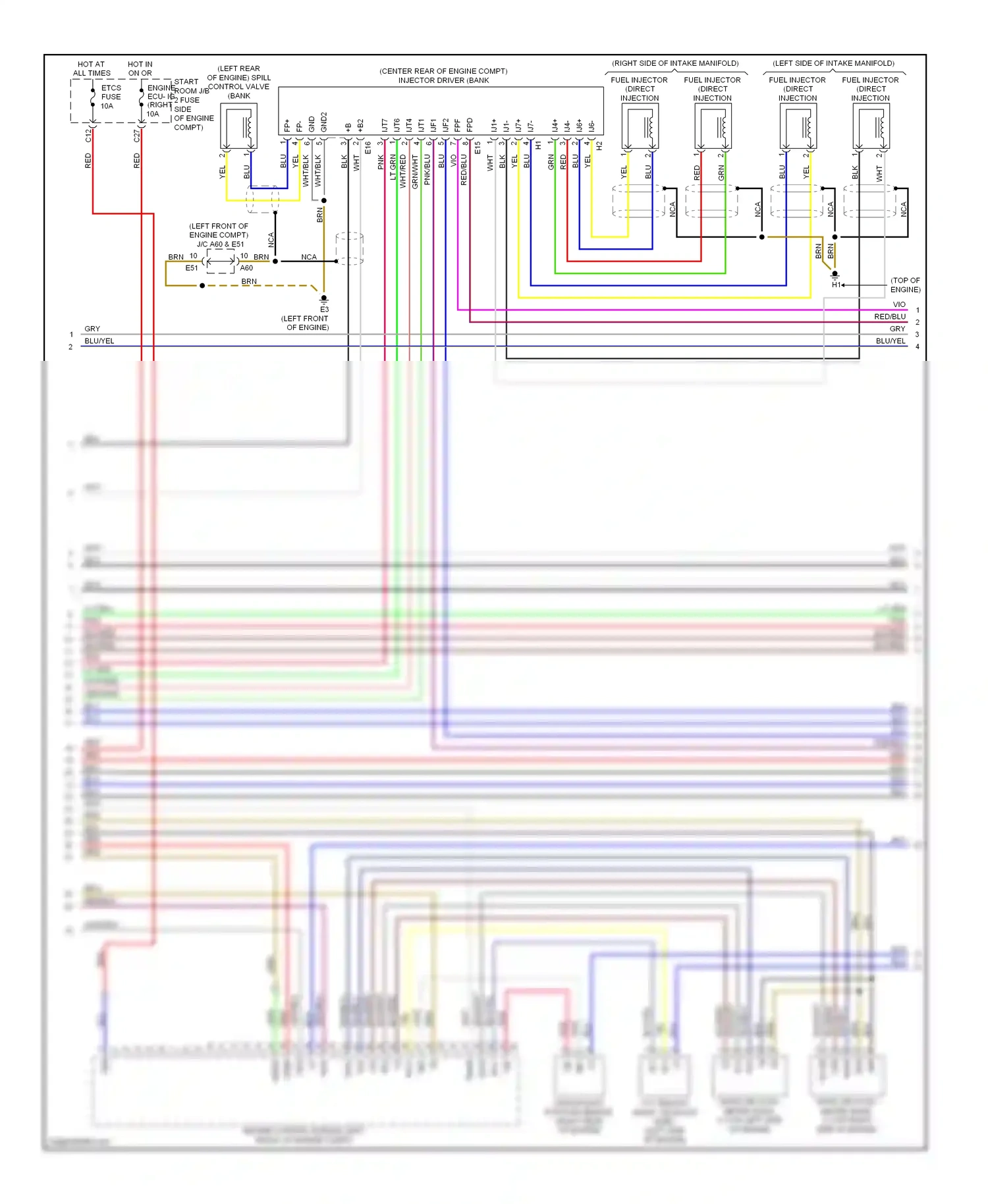 Lexus LS IV (2006-2012) tha wiring diagram  (2 of 3)