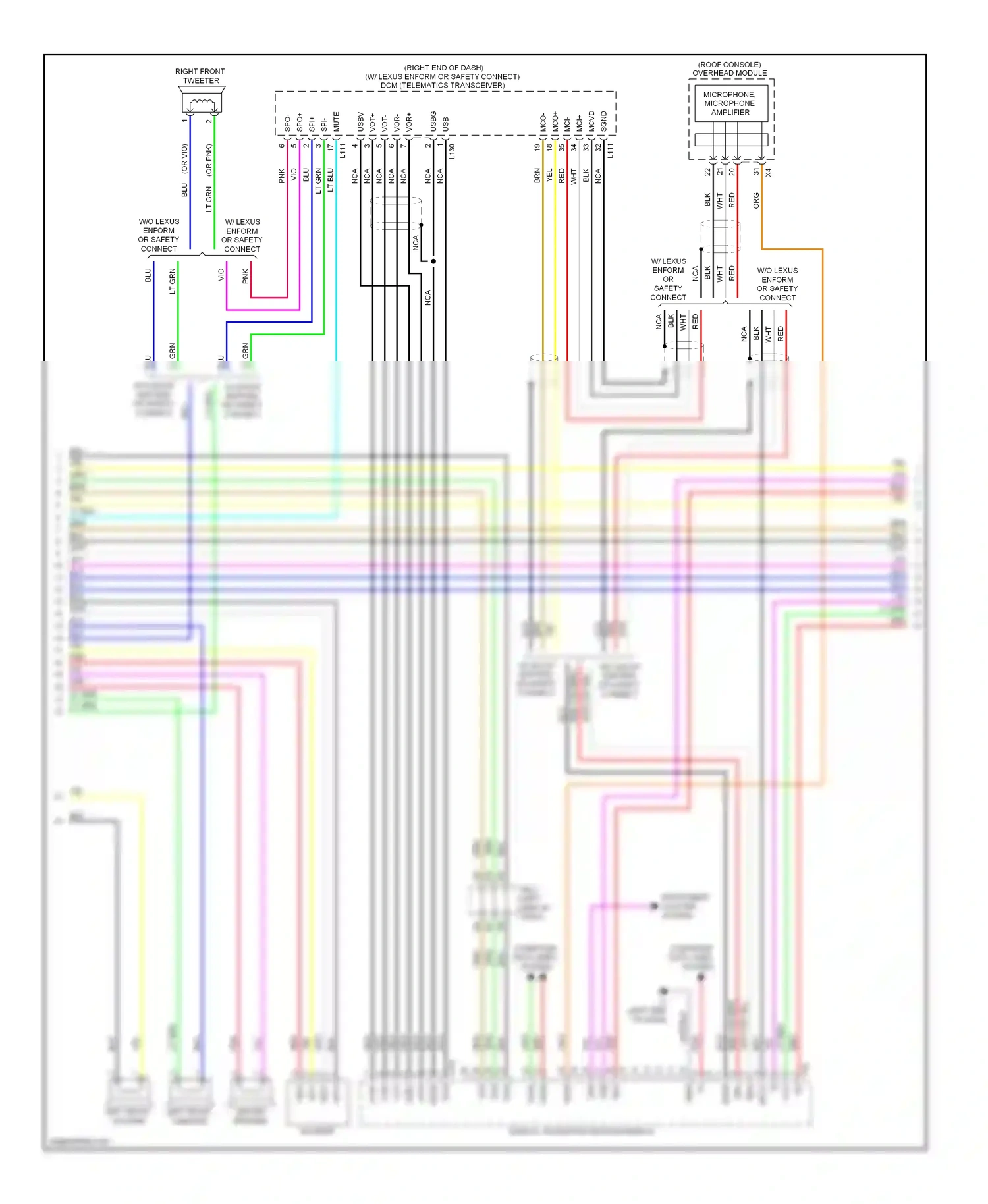 Lexus LS IV (2006-2012) usbv wiring diagram  (2 of 7)