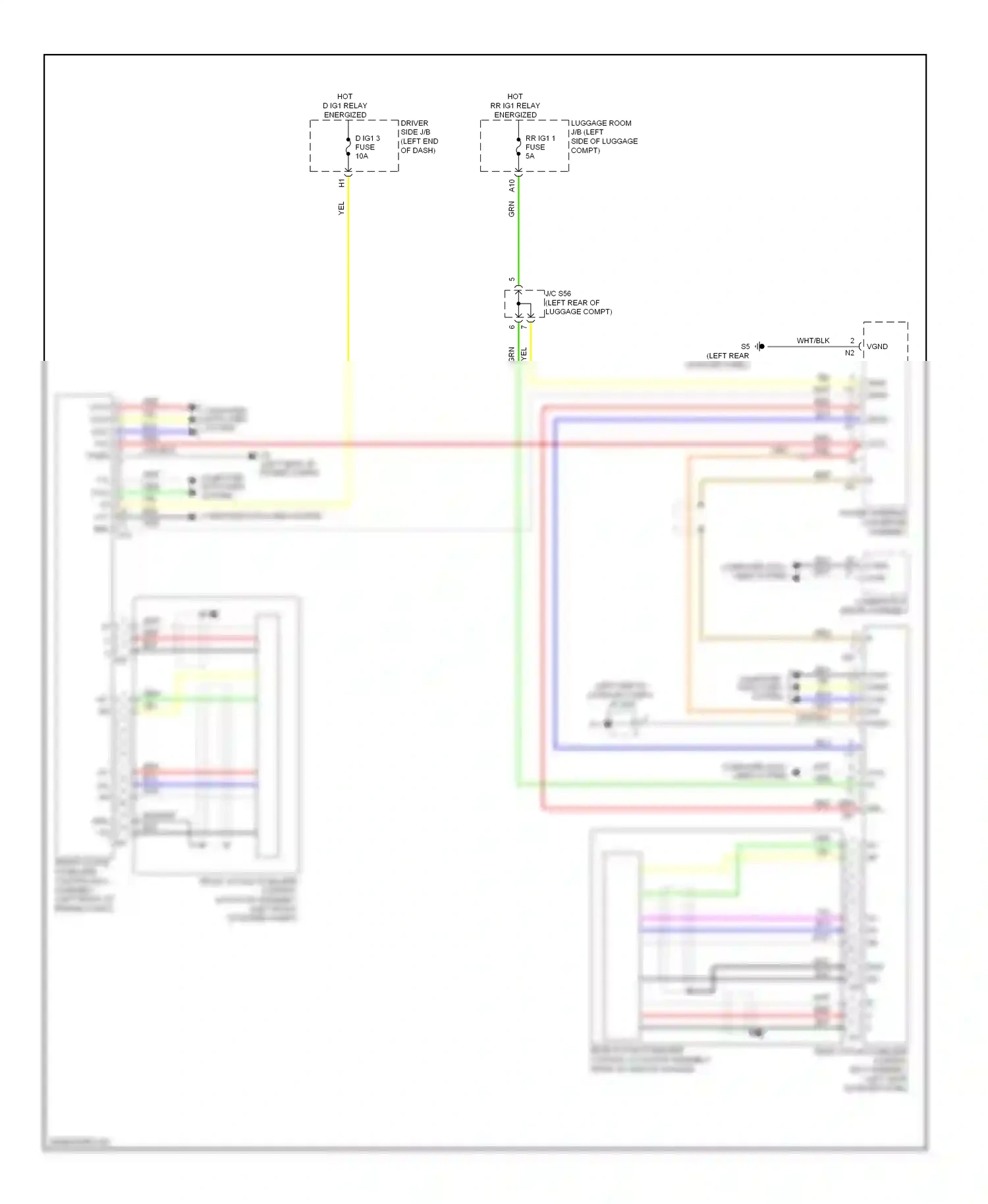 Lexus LS IV (2006-2012) vgnd wiring diagram  (1 of 1)