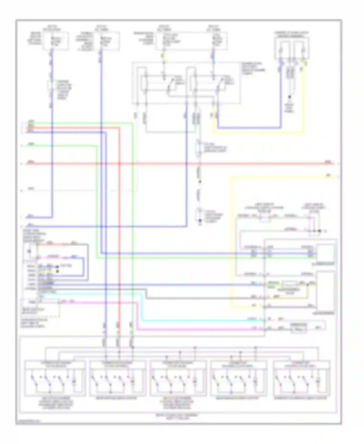 Wiring diagram vio/wht for Lexus LS IV (2006-2012) (1 of 1)