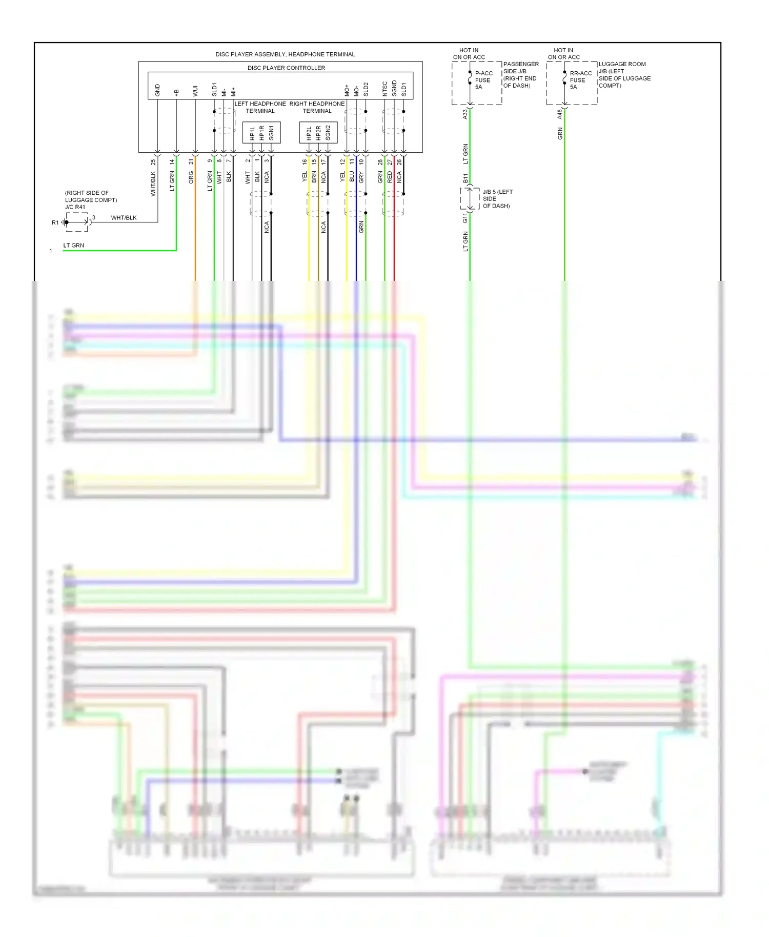 Lexus LS IV (2006-2012) vli wiring diagram  (10 of 12)