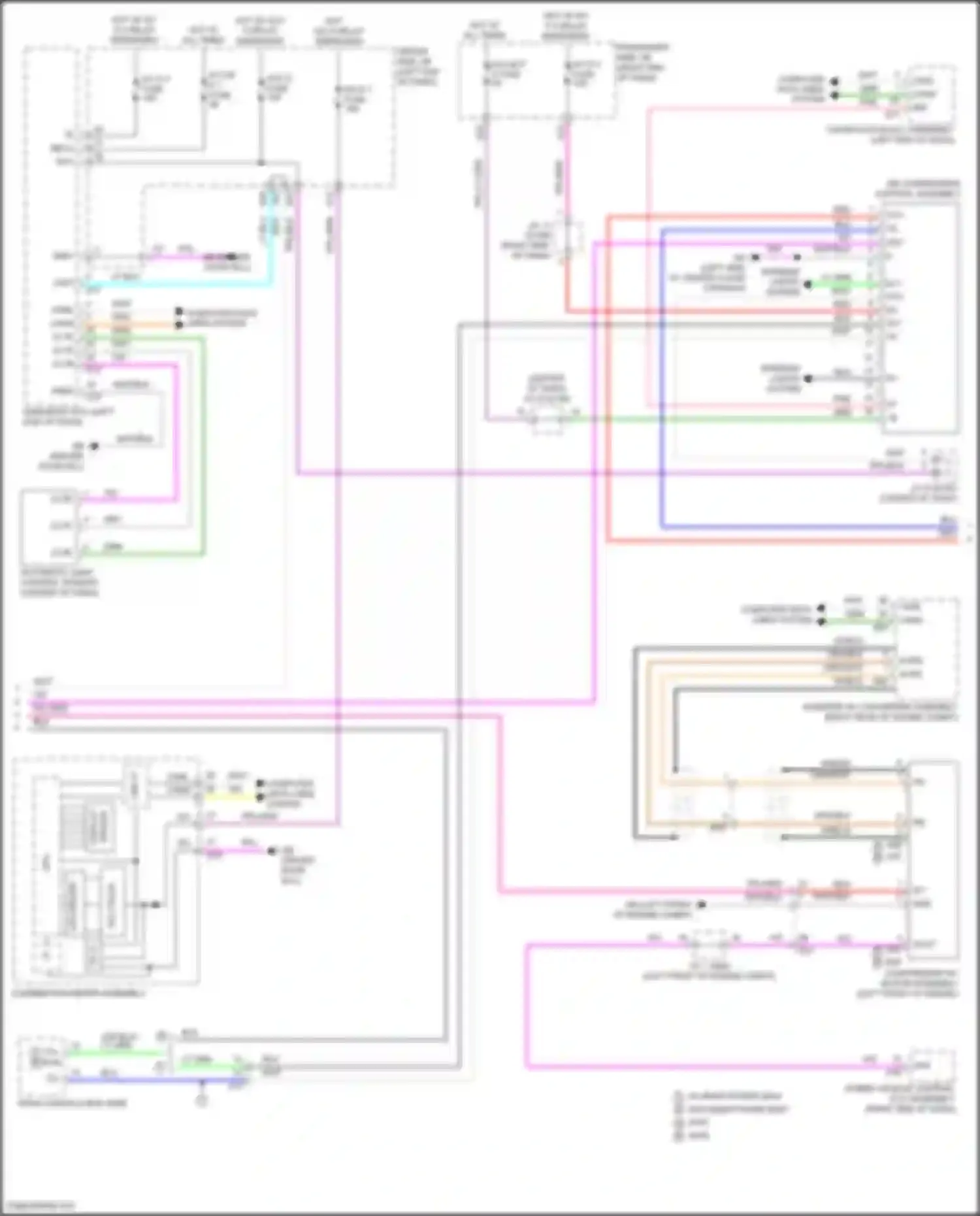 LS Lexus V facelift (2021-2024): Automatic a/c circuit (3 of 4)