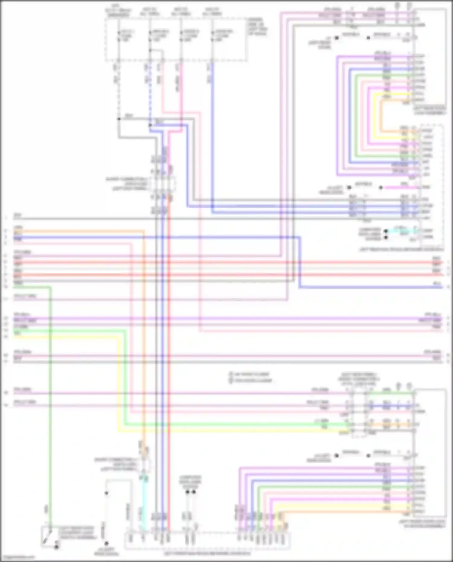 LS Lexus V facelift (2021-2024): Forced entry circuit (2 of 6)