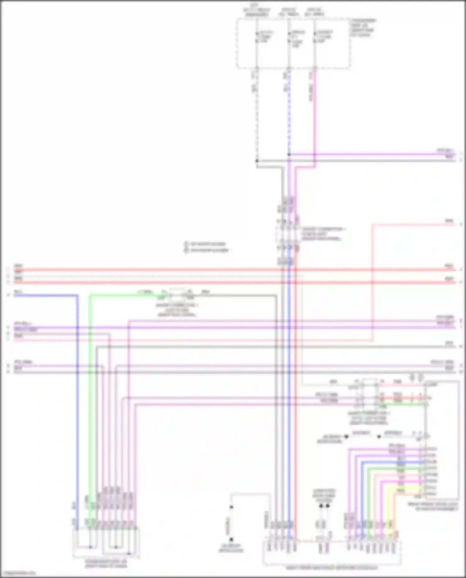 LS Lexus V facelift (2021-2024): Forced entry circuit (3 of 6)
