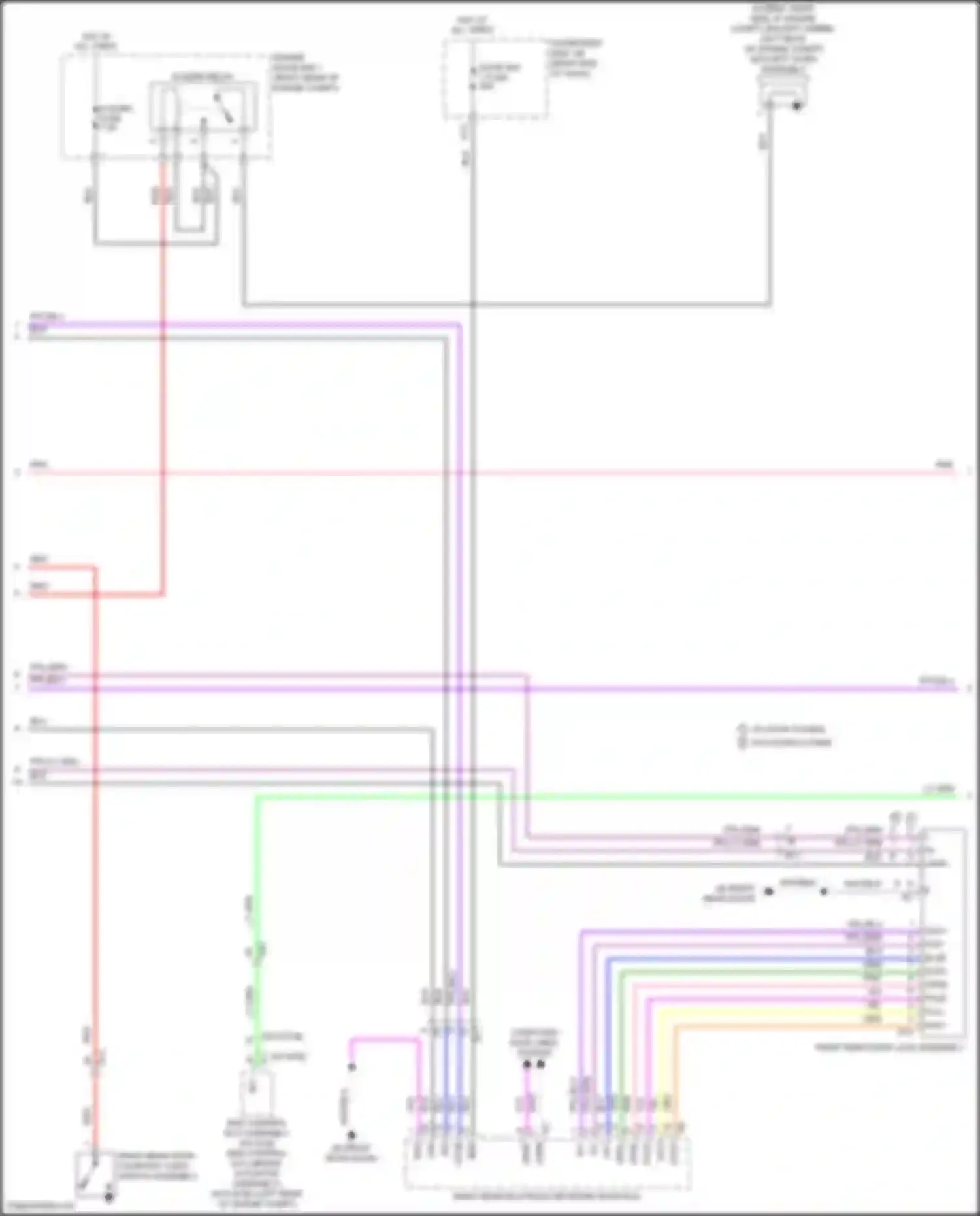 LS Lexus V facelift (2021-2024): Forced entry circuit (4 of 6)