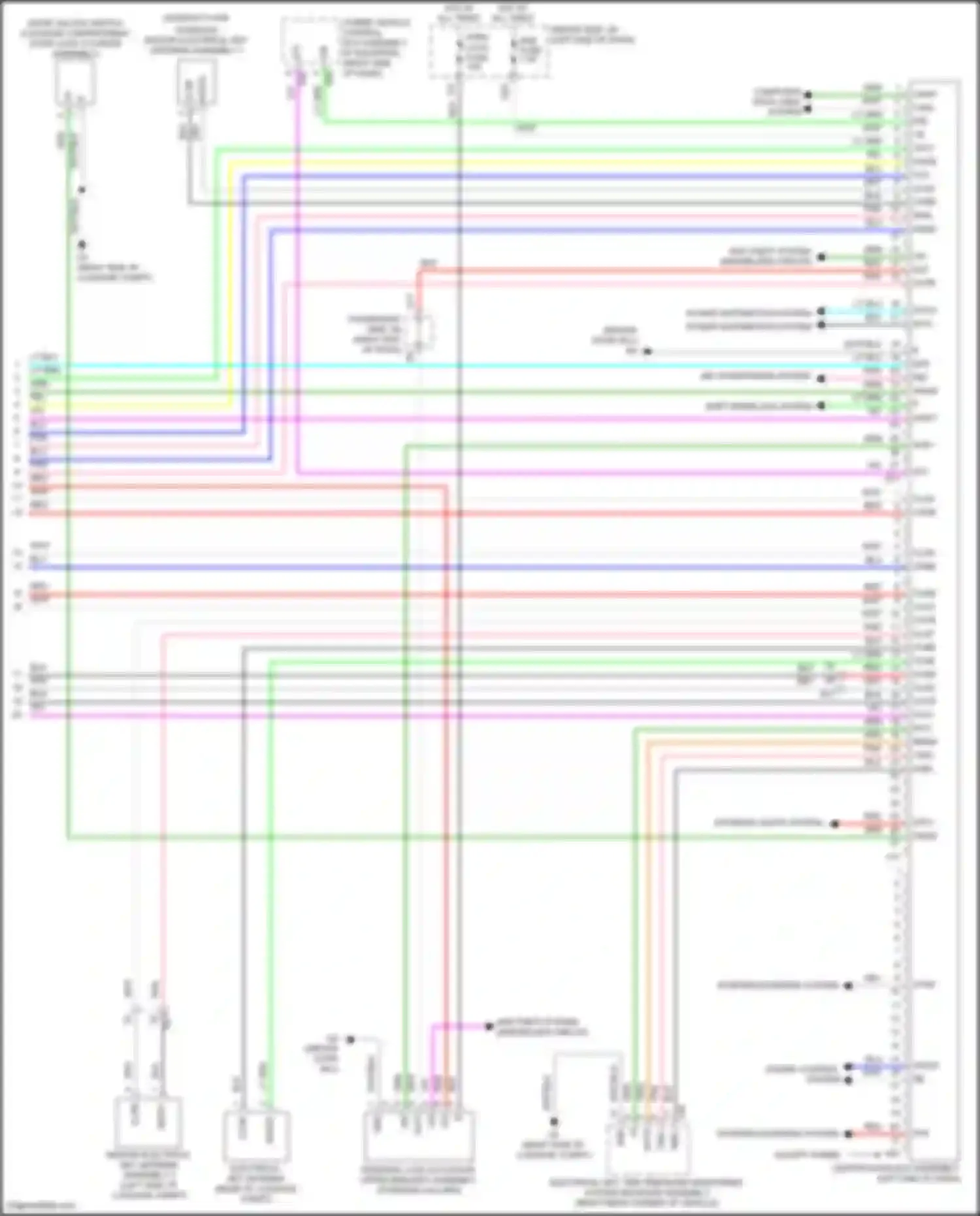 LS Lexus V facelift (2021-2024): Forced entry circuit (6 of 6)
