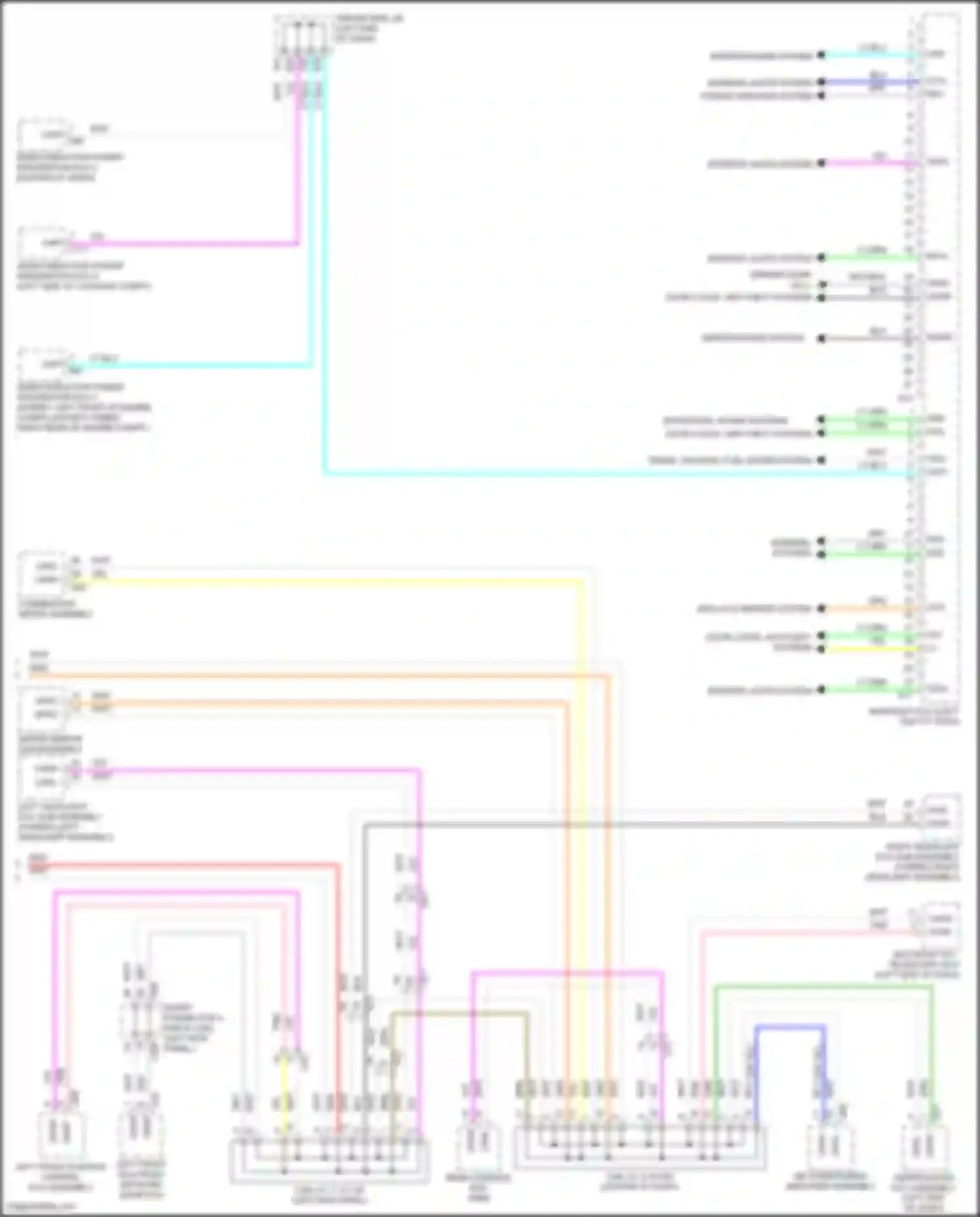 LS Lexus V facelift (2021-2024): Body ecu circuit (2 of 2)