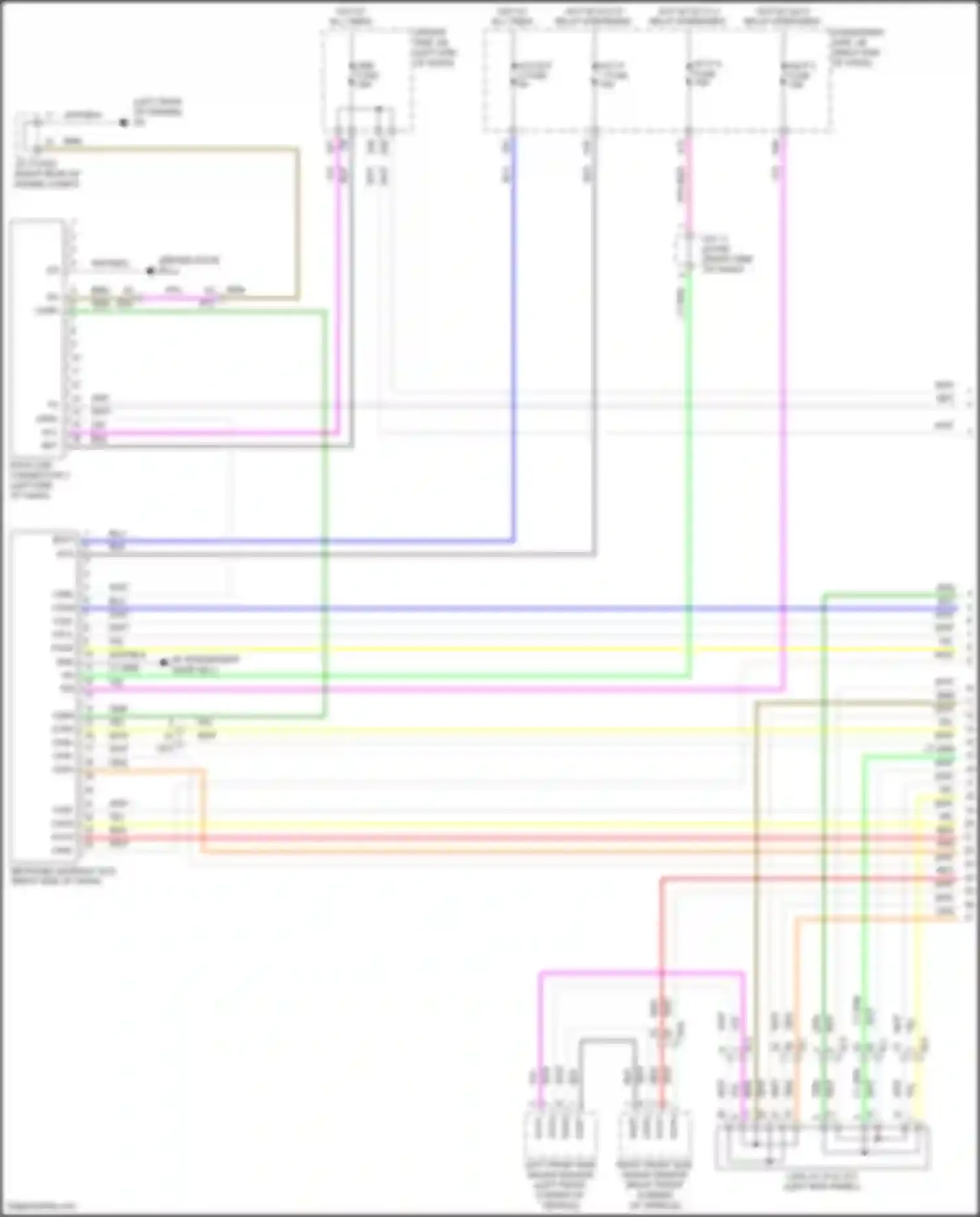 LS Lexus V facelift (2021-2024): Computer data lines circuit (1 of 9)