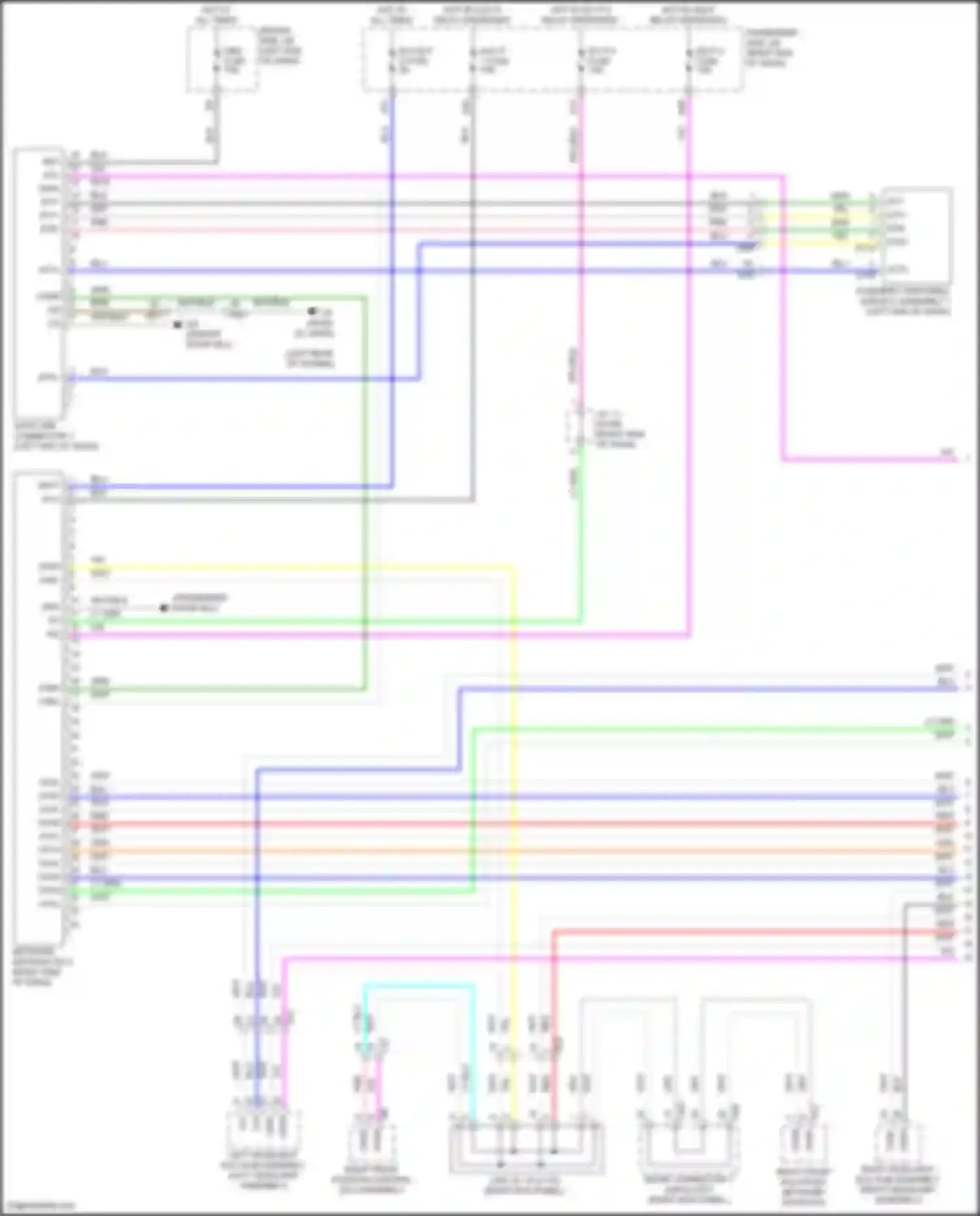 LS Lexus V facelift (2021-2024): Computer data lines circuit, w/ advanced park system (1 of 9)