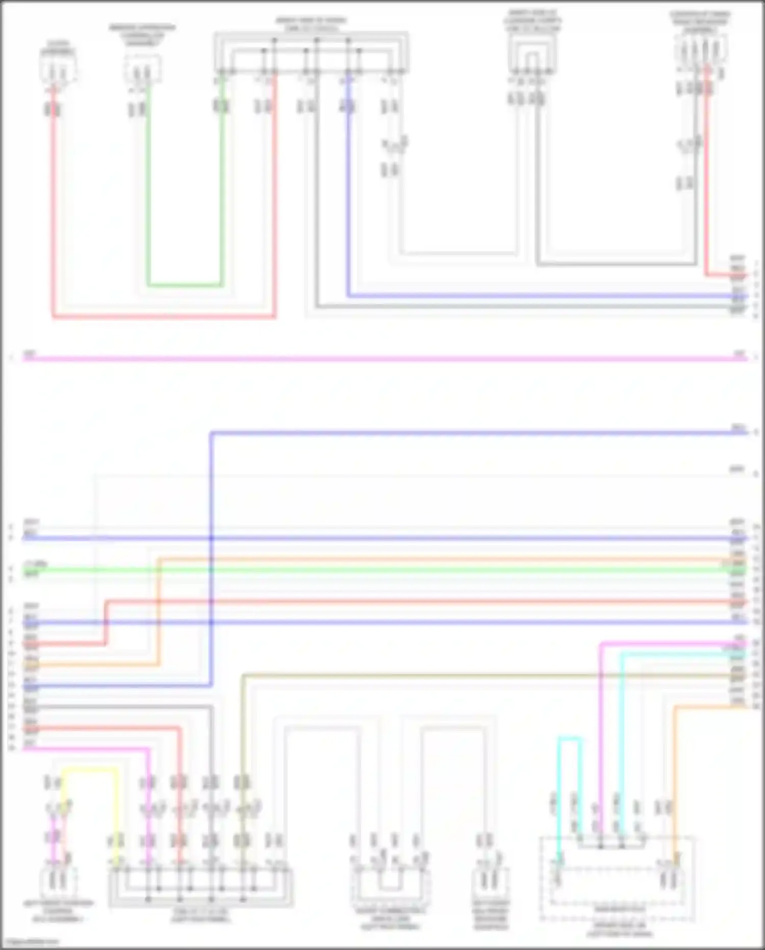LS Lexus V facelift (2021-2024): Computer data lines circuit, w/ advanced park system (2 of 9)