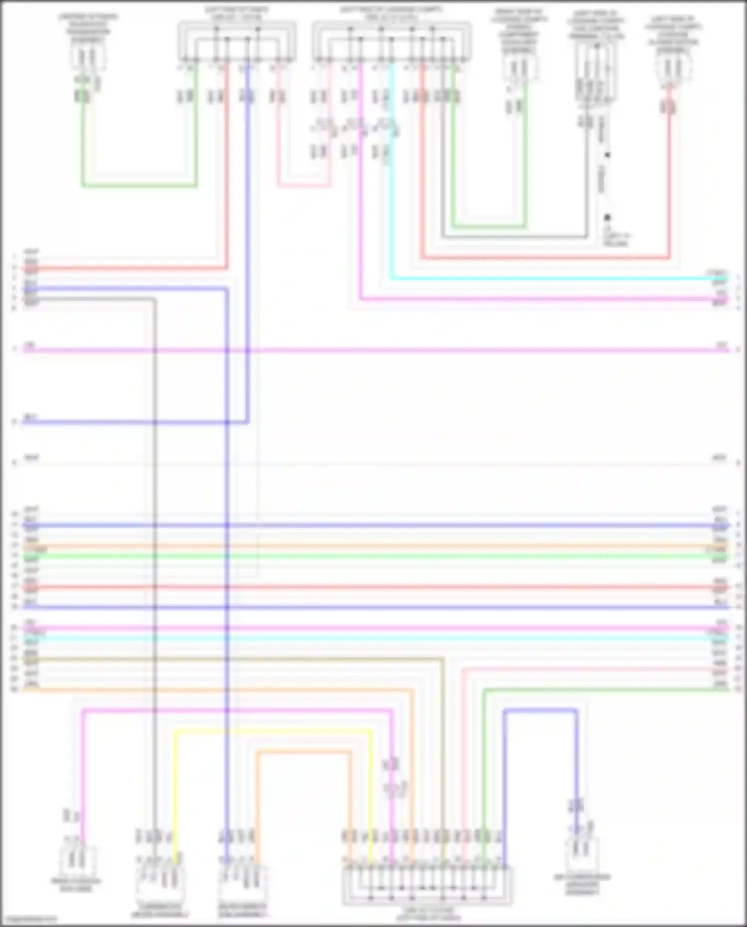 LS Lexus V facelift (2021-2024): Computer data lines circuit, w/ advanced park system (3 of 9)