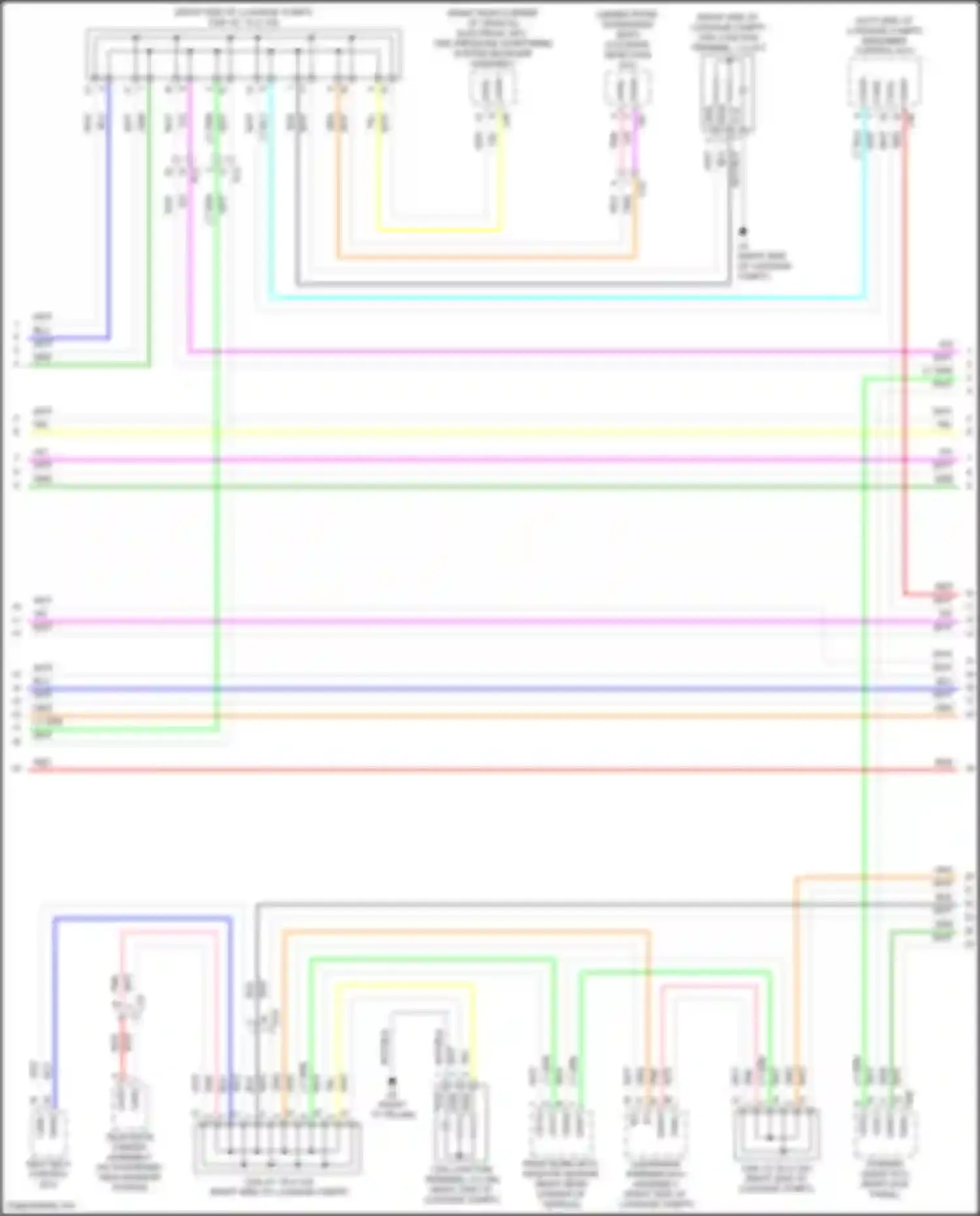 LS Lexus V facelift (2021-2024): Computer data lines circuit, w/ advanced park system (5 of 9)