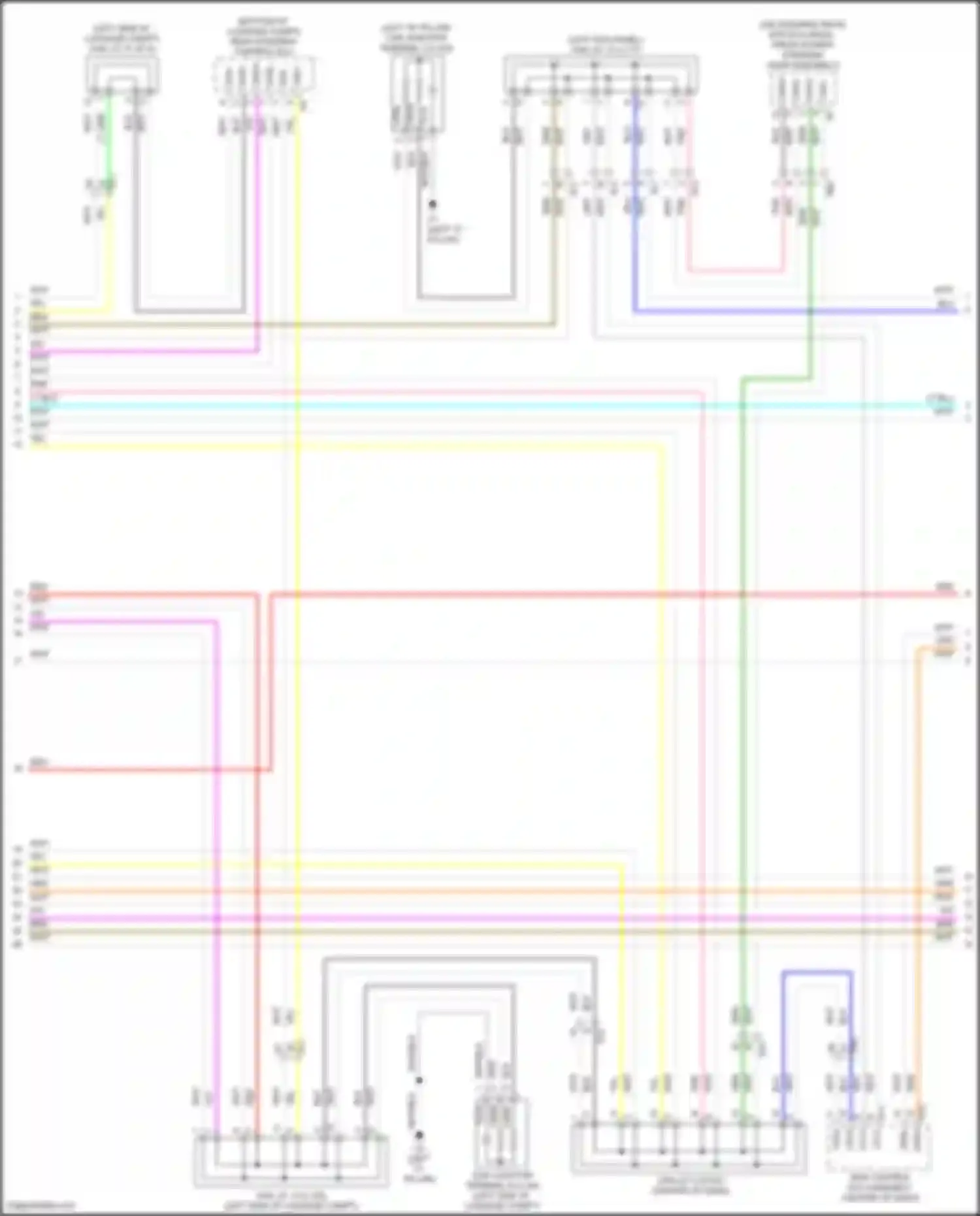LS Lexus V facelift (2021-2024): Computer data lines circuit, w/ advanced park system (8 of 9)