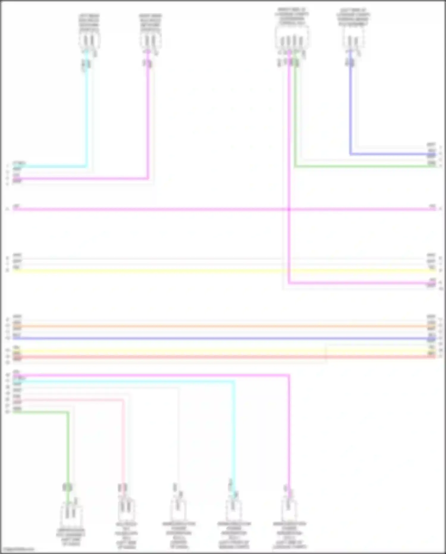 LS Lexus V facelift (2021-2024): Computer data lines circuit, w/o advanced park system (4 of 9)