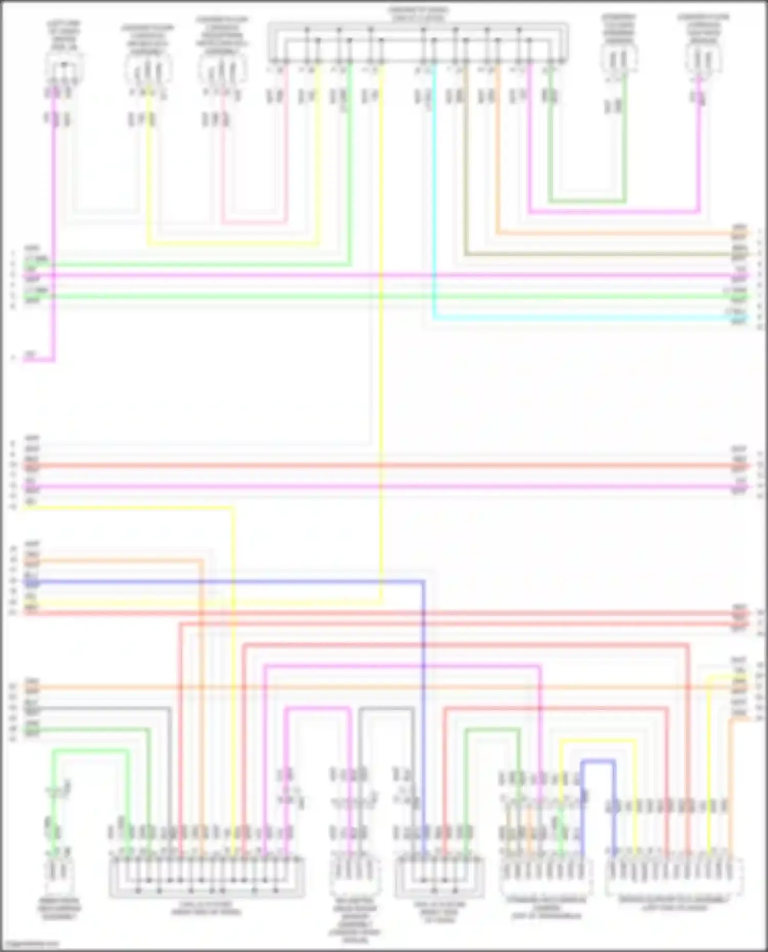 LS Lexus V facelift (2021-2024): Computer data lines circuit, w/o advanced park system (6 of 9)