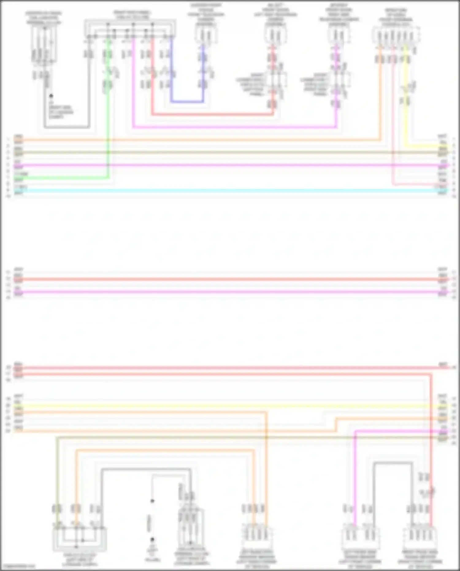 LS Lexus V facelift (2021-2024): Computer data lines circuit, w/o advanced park system (7 of 9)